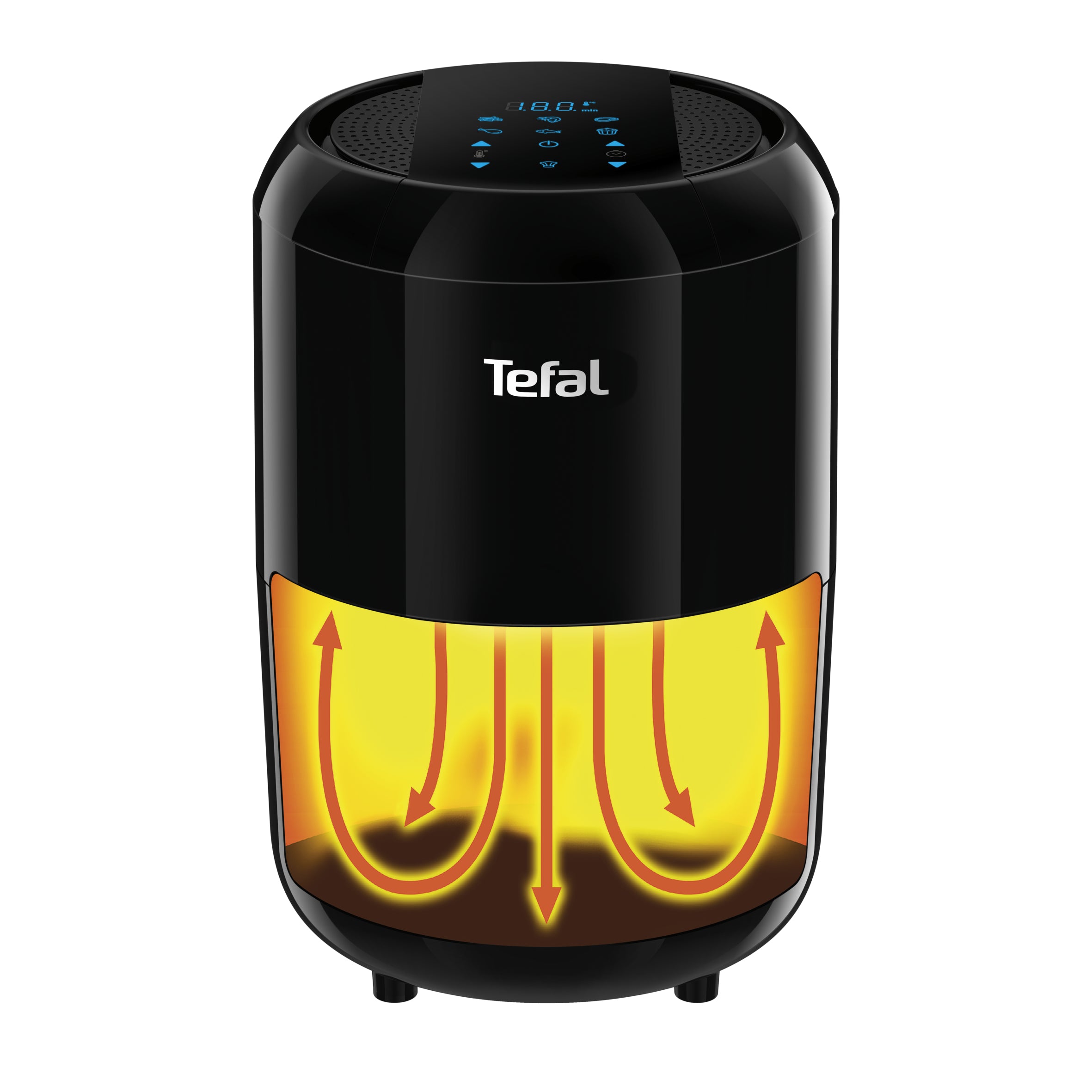  ElectricalStuff.se   Tefal Easy Fry EY3018 Single 1,6 l Fristående Varmluftsfritös Svart Tefal EY301815 3045380016064 Fritös