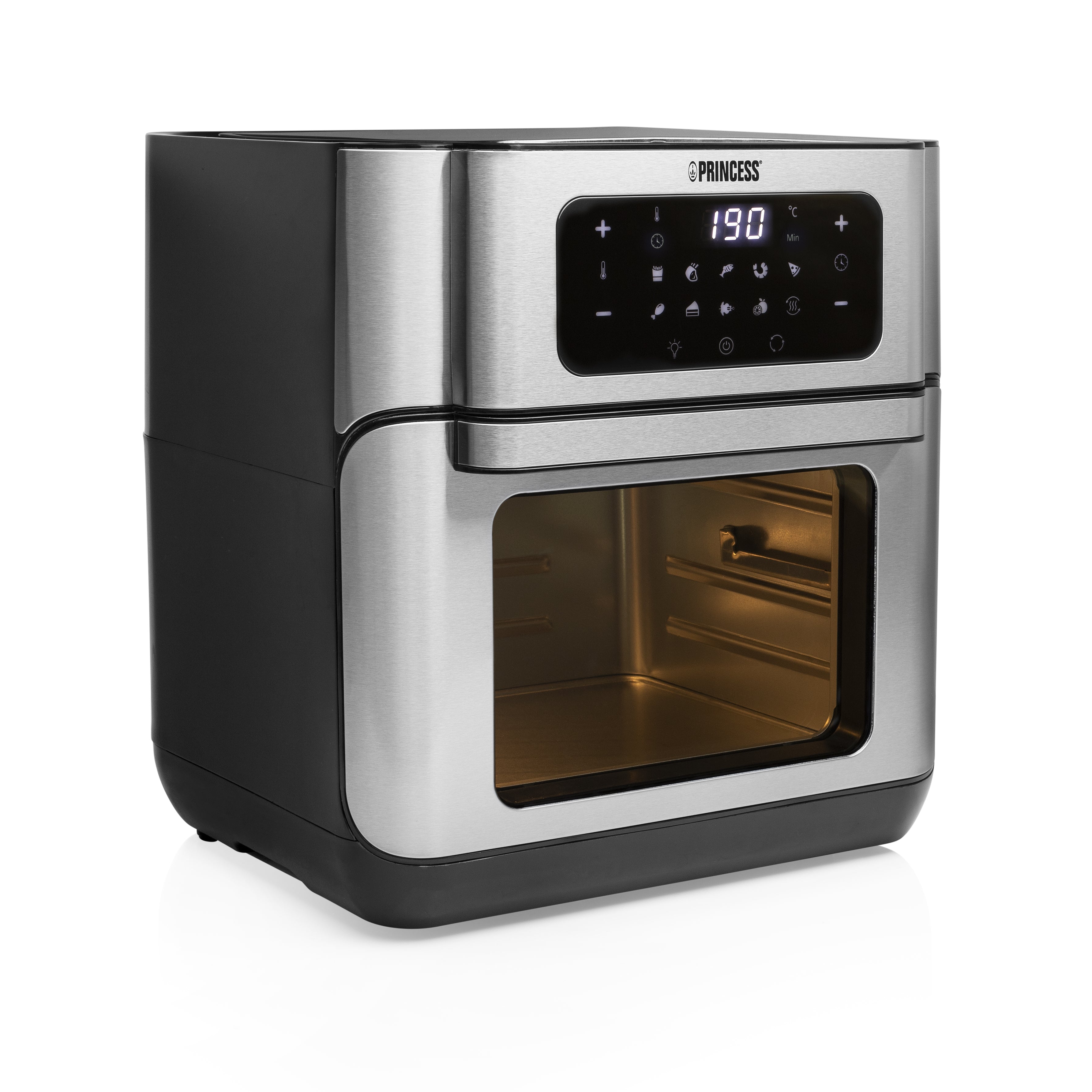  www.electricalstuff.se ElectricalStuff.se   Princess 182065 Single 10 l Fristående 1500 W Varmluftsfritös Silver Princess 01