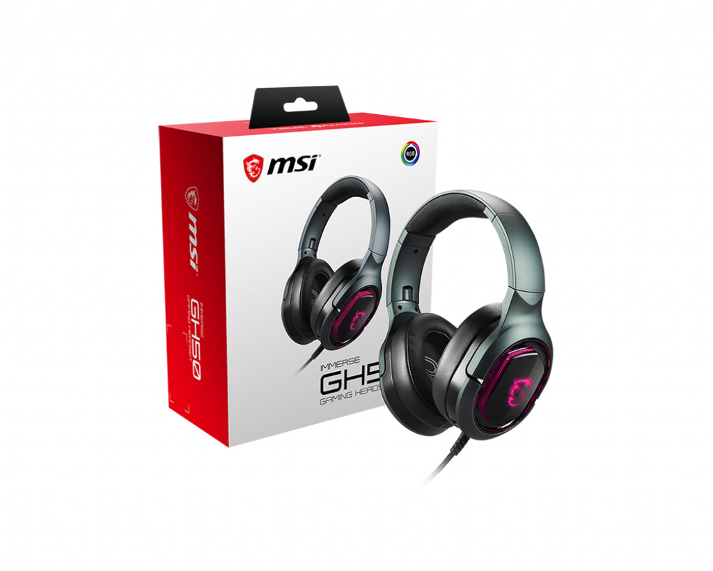  www.electricalstuff.se ElectricalStuff.se   MSI Immerse GH50 Headset Kabel Huvudband Spela Svart MSI IMMERSE GH50 4719072655