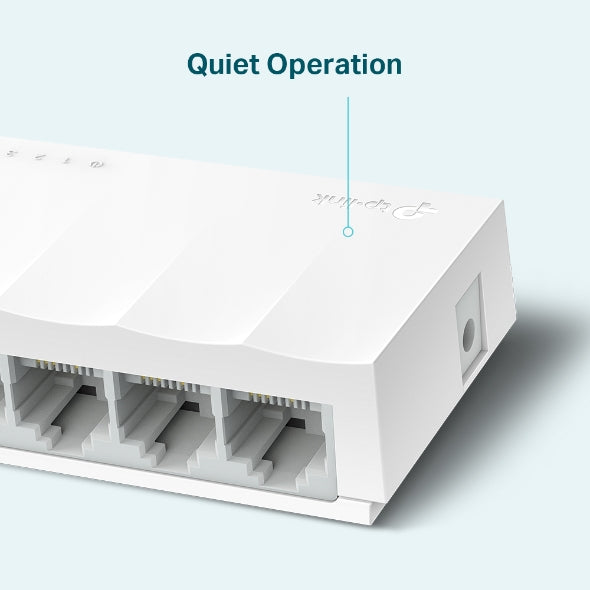  tverksswitchar Ohanterad Fast Ethernet (10/100) Vit TP-Link LS1005  Nätverksswitchar   LS1005 www.electricalstuff.se Electri