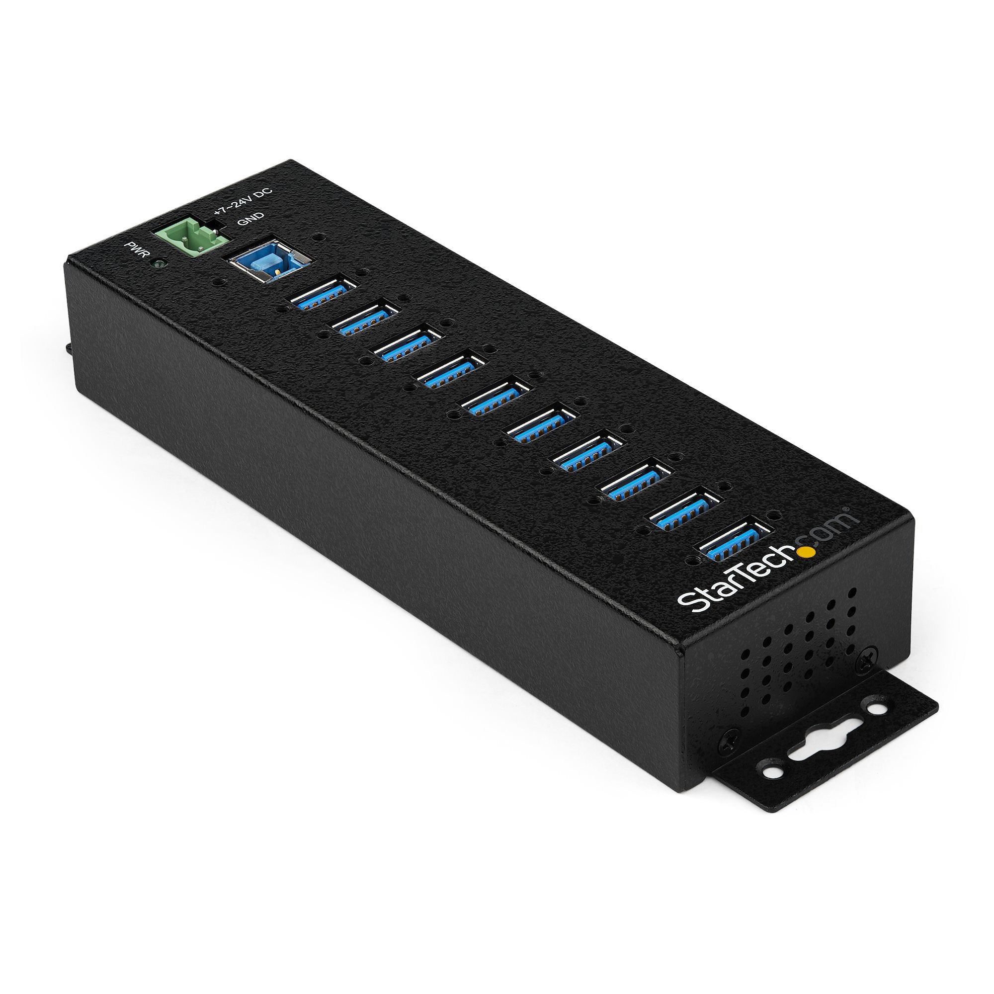  www.electricalstuff.se ElectricalStuff.se   StarTech.com USB 3.0-hubb med 10 portar och nätadapter - Industriell USB-A-hubb 