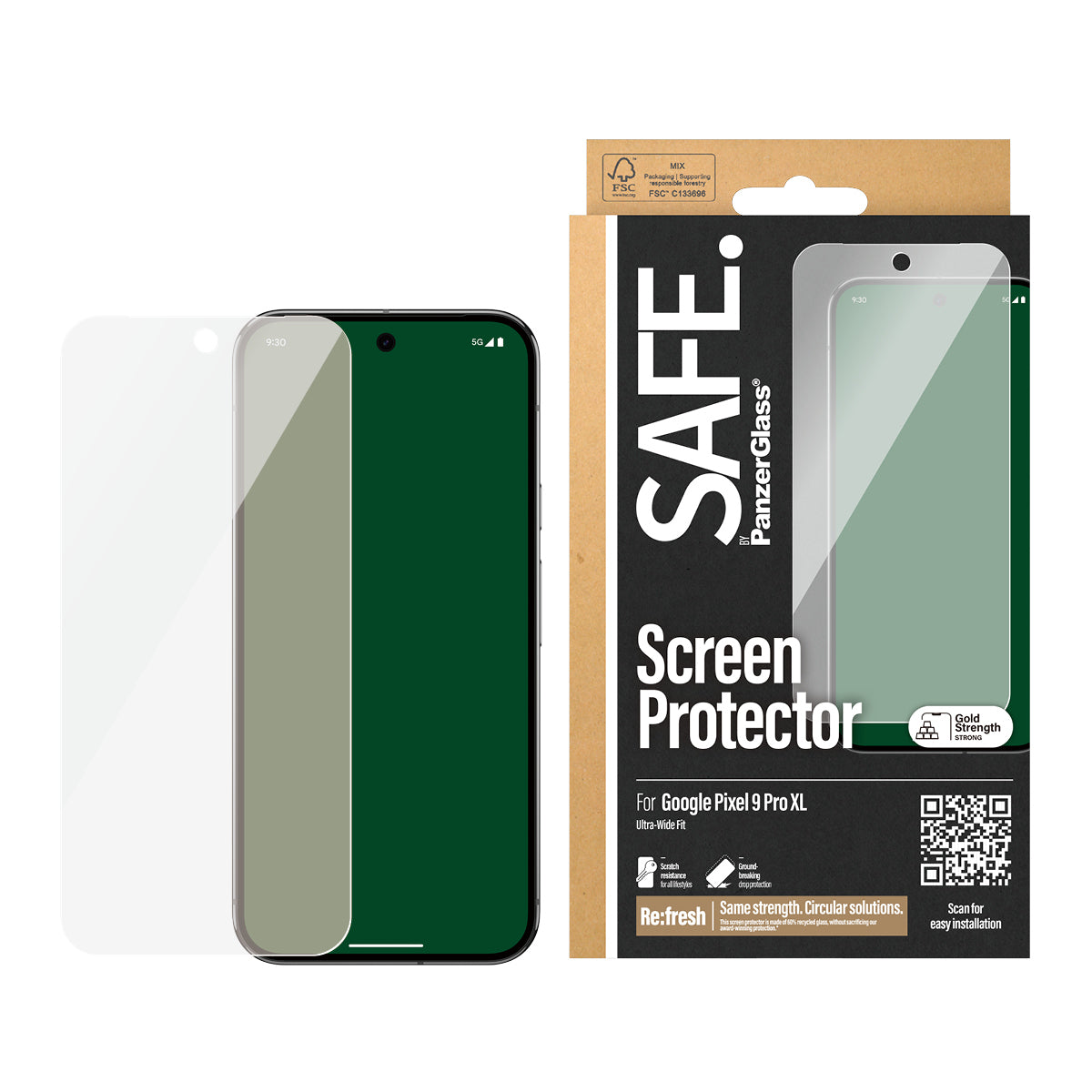  rmskydd 1 styck PanzerGlass SAFE95939 5715685006982 Skärm- och Baksidesskydd till Mobiltelefoner   SAFE.by Screen Protector 