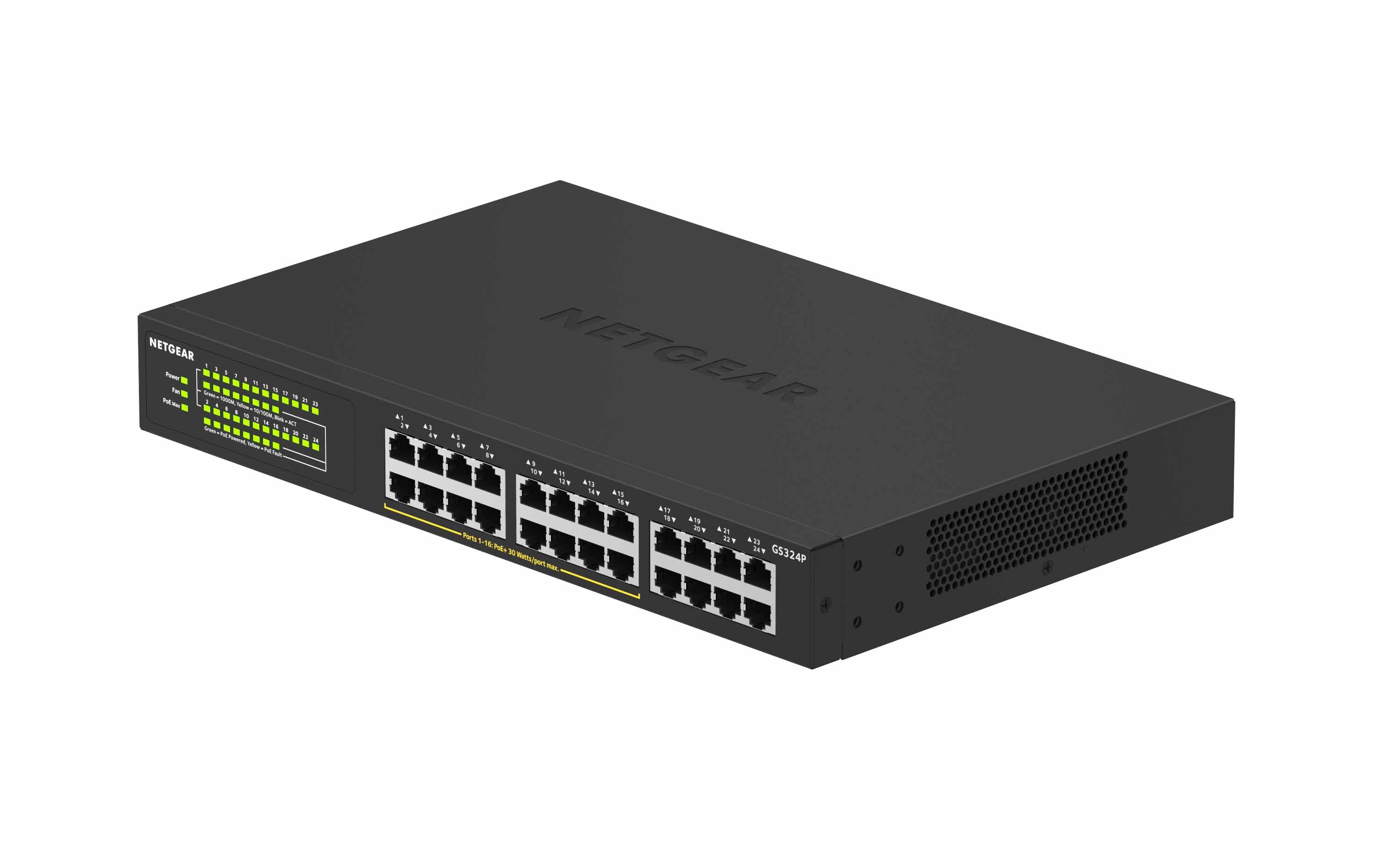 US 0606449144802|606449144802 Nätverksswitchar   GS324P www.electricalstuff.se ElectricalStuff.se   NETGEAR GS324P Ohanterad