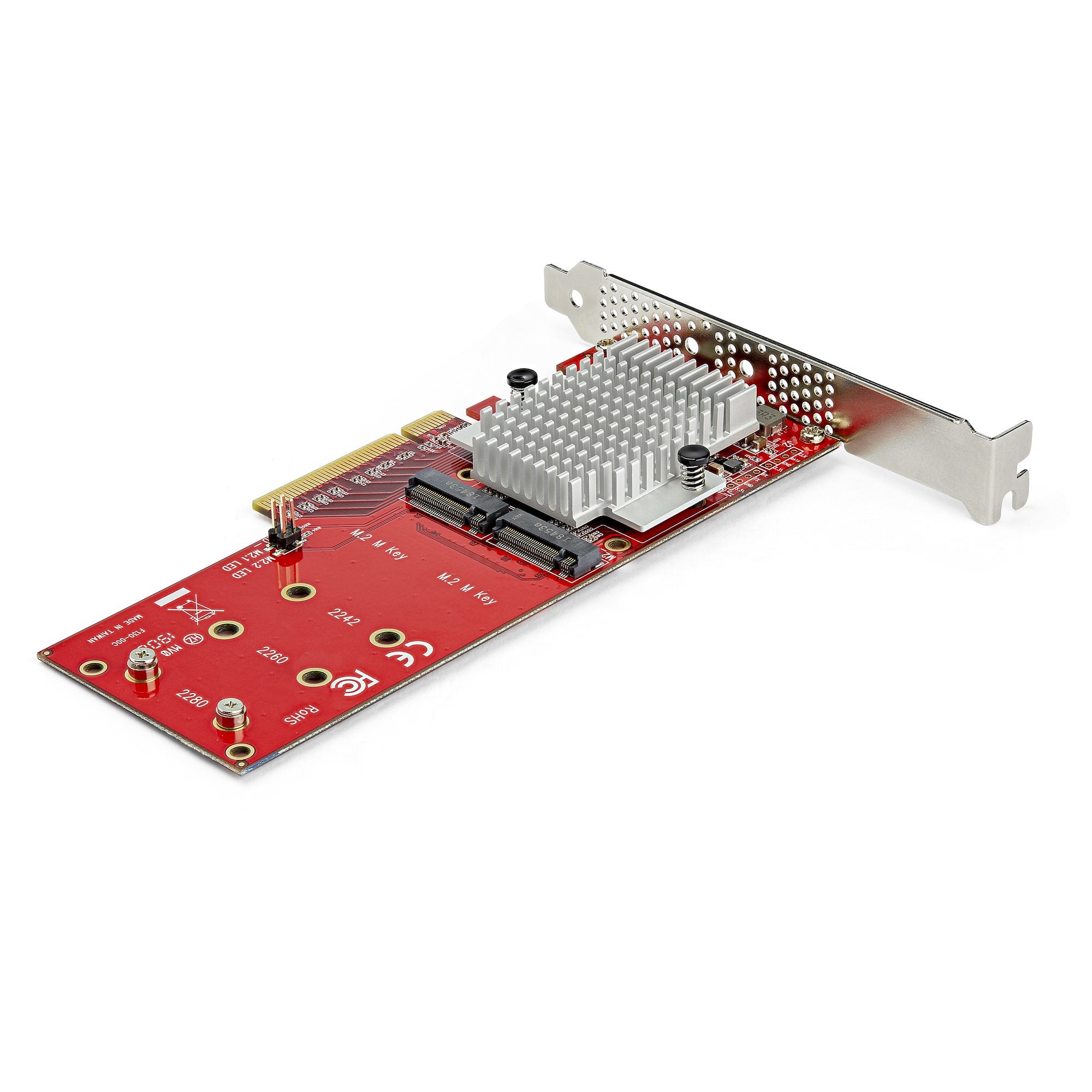  030886390|065030886390 Nätverkskort/Adapters   x8 Dual M.2 PCIe SSD-adapter - PCIe 3.0 www.electricalstuff.se ElectricalStuf