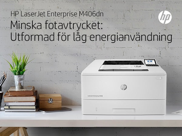  et Enterprise M406dn, Svartvit, Skrivare för Företag, Utskrift, Kompakt storlek; Hög säkerhet; Dubbelsidig utskrift; Energie