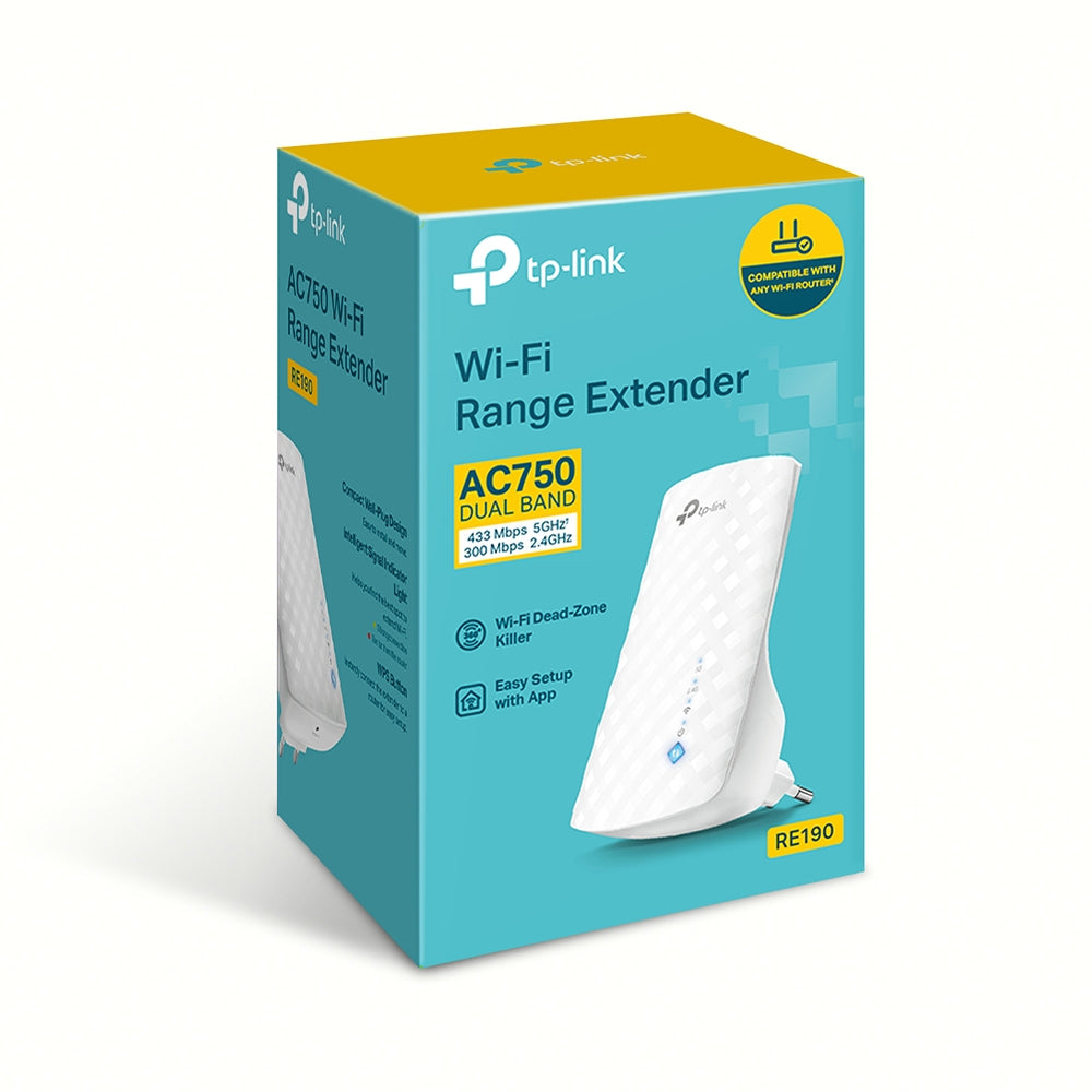  ff.se   TP-Link RE190 nätverksförlängare Nätverksrepeater Vit TP-Link RE190 6935364089665 Nätverksförlängare   RE190 www.ele