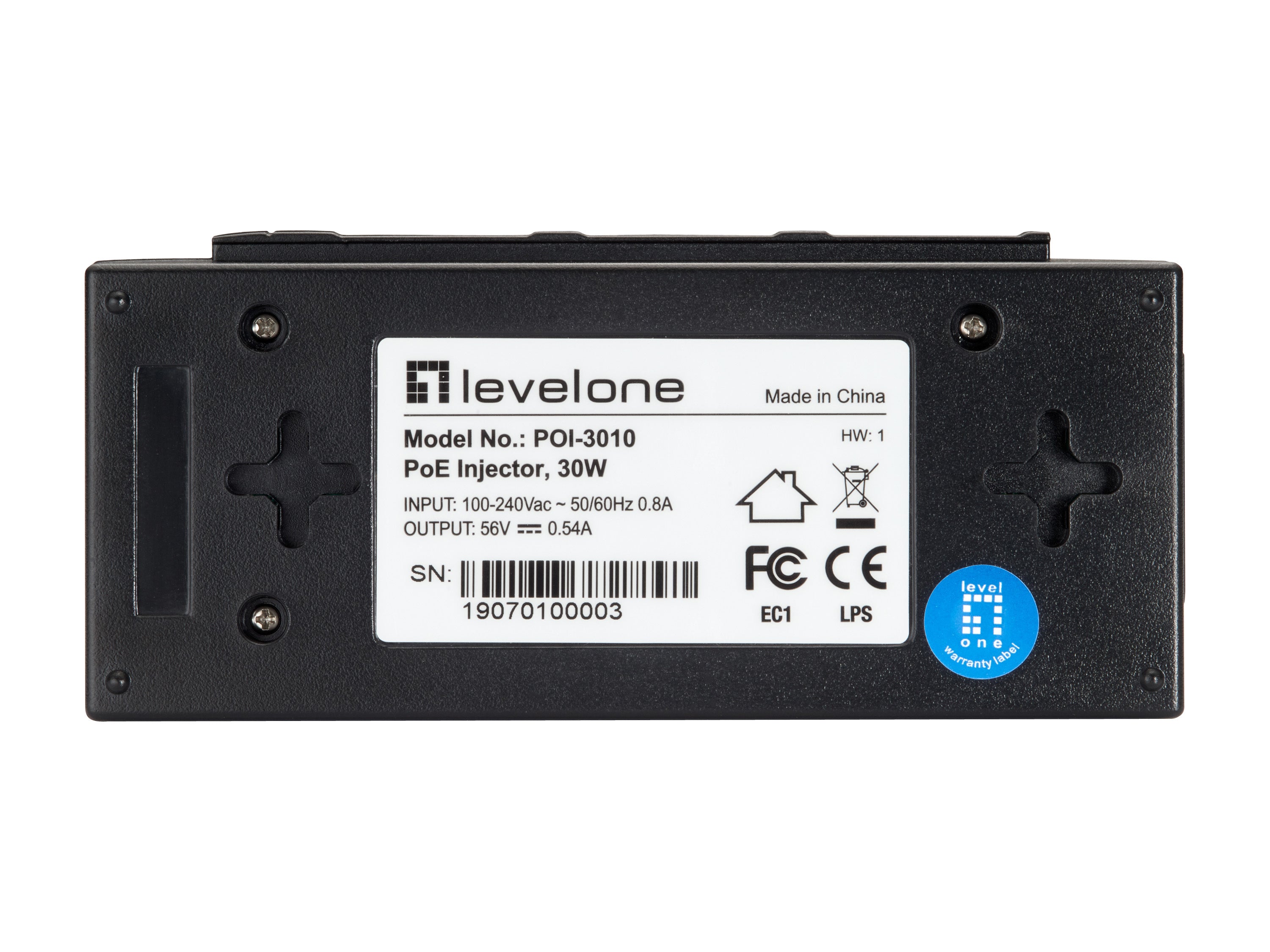   LevelOne POI-3010 4015867221815 PoE-Adapters   POI-3010 www.electricalstuff.se ElectricalStuff.se   LevelOne POI-3010 PoE-a