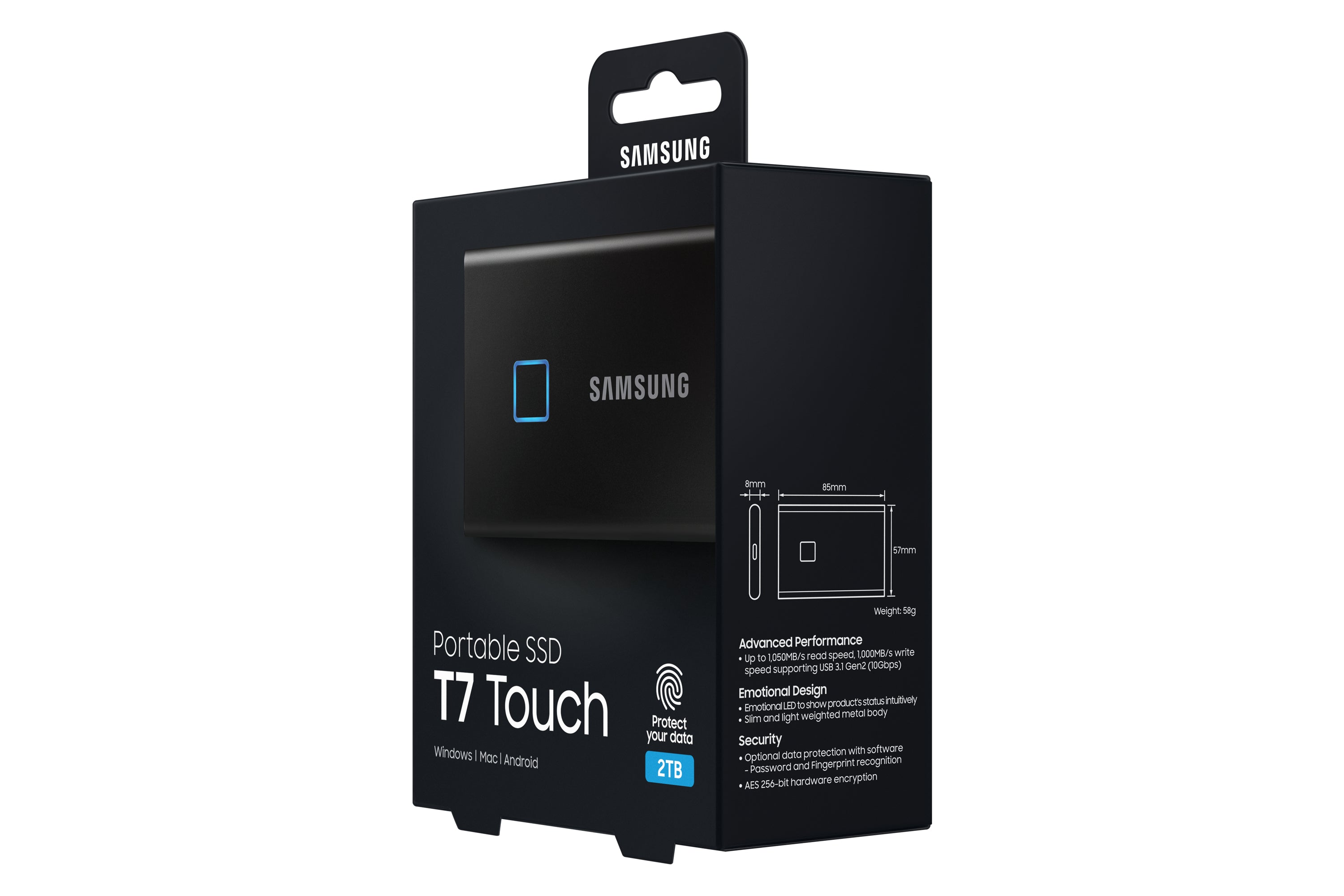  87276380919 Externa SSD-Hårddiskar   MU-PC2T0K www.electricalstuff.se ElectricalStuff.se   Samsung MU-PC2T0K 2 TB USB Type-C