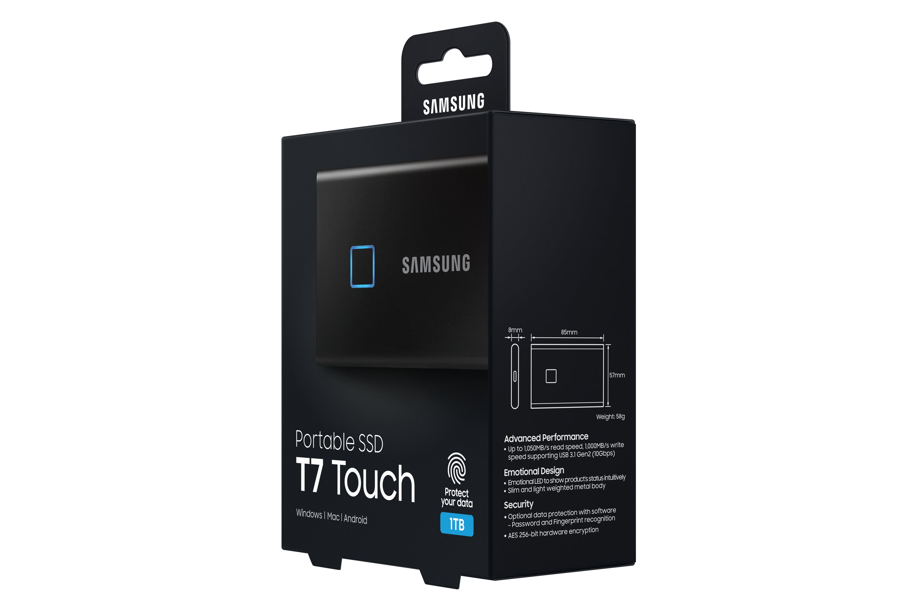  87276380902 Externa SSD-Hårddiskar   MU-PC1T0K www.electricalstuff.se ElectricalStuff.se   Samsung MU-PC1T0K 1 TB USB Type-C