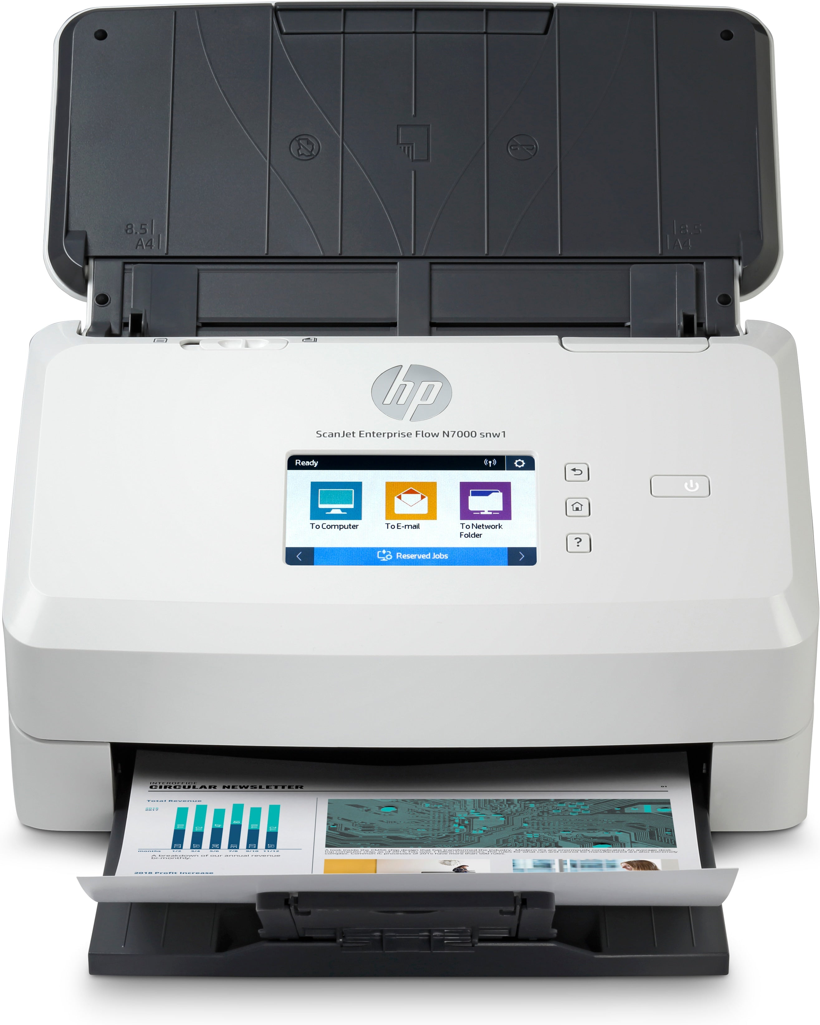  www.electricalstuff.se ElectricalStuff.se   HP Scanjet Enterprise Flow N7000 Arkmatad skanner 600 x 600 DPI A4 Vit HP 6FW10A
