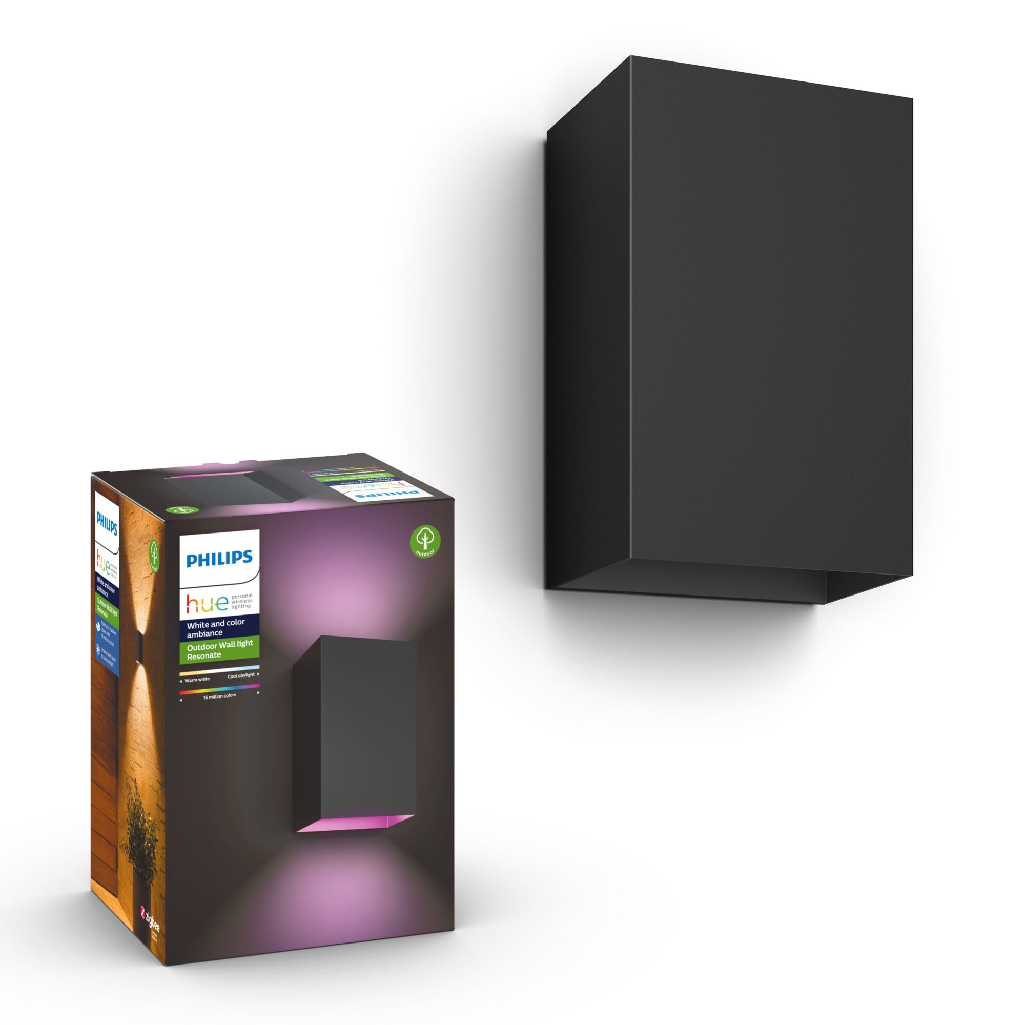  ify 17464/30/P7 8718696174388 Smart Belysning Hue White och Color Ambiance  Resonate vägglampa utomhus www.electricalstuff.s