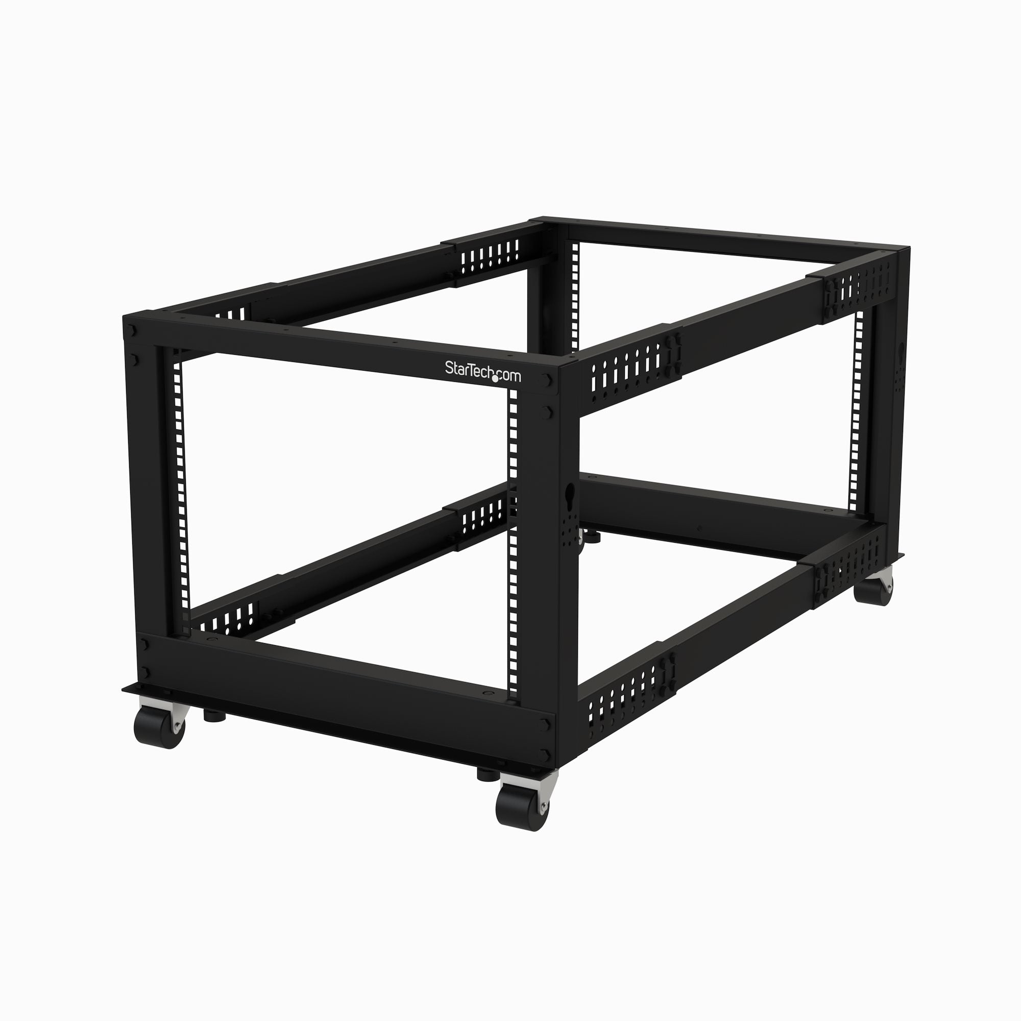  www.electricalstuff.se ElectricalStuff.se   StarTech.com Mobilt 8U-serverrack med 4 stolpar och öppen ram, 19-tums nätverksr