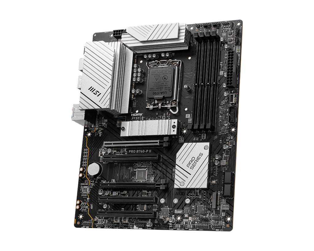  TX MSI PRO B760-P II 4711377193887 Moderkort   PRO B760-P II www.electricalstuff.se ElectricalStuff.se   MSI PRO B760-P II m