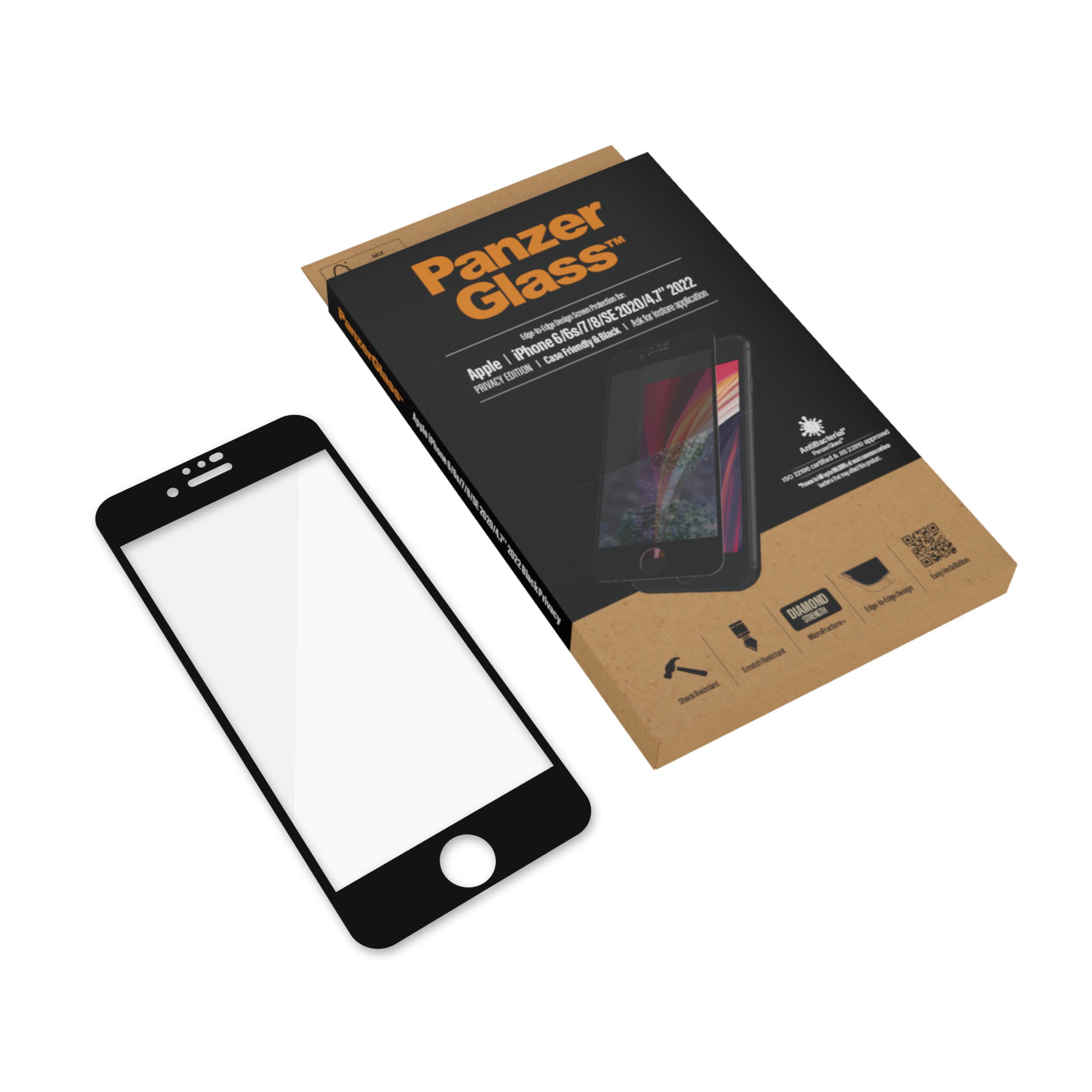   PanzerGlass 2679 skärm- och baksidesskydd till mobiltelefon Genomskinligt skärmskydd Apple 1 styck PanzerGlass 2679 5711724