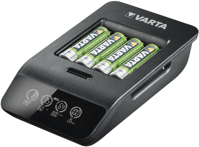  riladdare Hushållsbatteri AC Varta 57684 101 441 4008496988242 Batteriladdare   LCD SMART CHARGER+ www.electricalstuff.se El