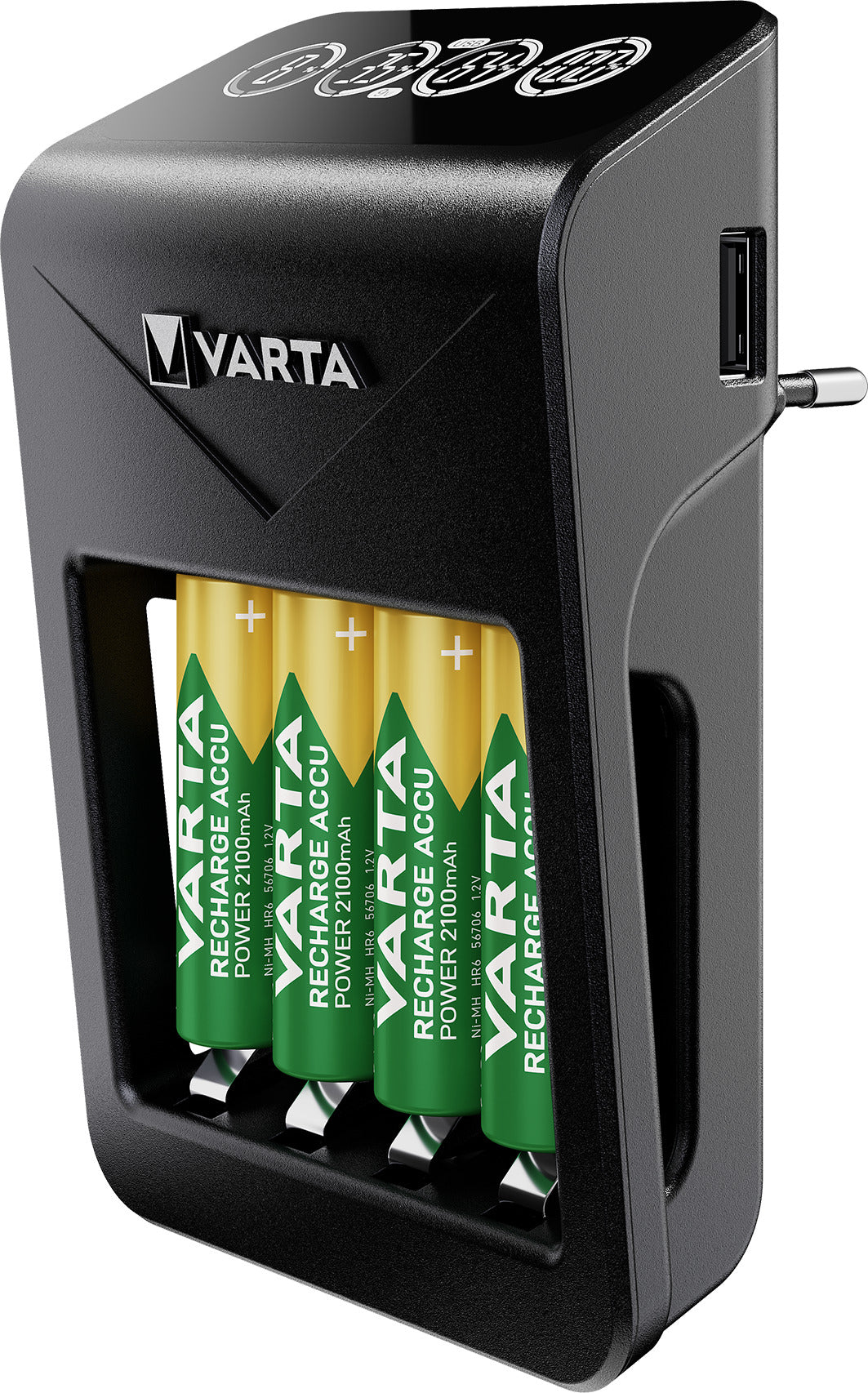  www.electricalstuff.se ElectricalStuff.se   Varta 57687 batteriladdare Hushållsbatteri AC Varta 57687 101 441 4008496988303 