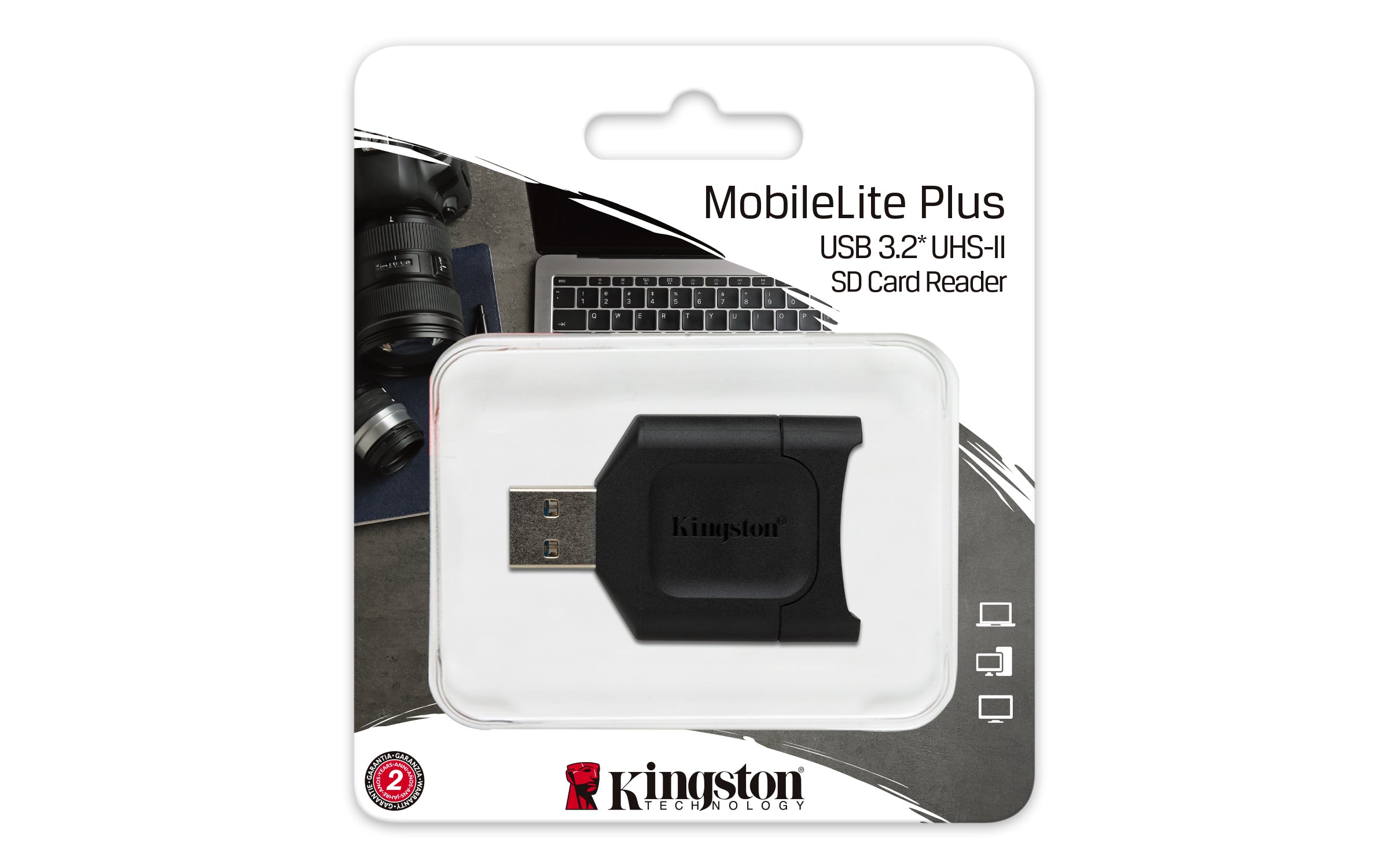  f.se   Kingston Technology MobileLite Plus kortläsare USB 3.2 Gen 1 (3.1 Gen 1) Type-A Svart Kingston Technology MLP 0740617