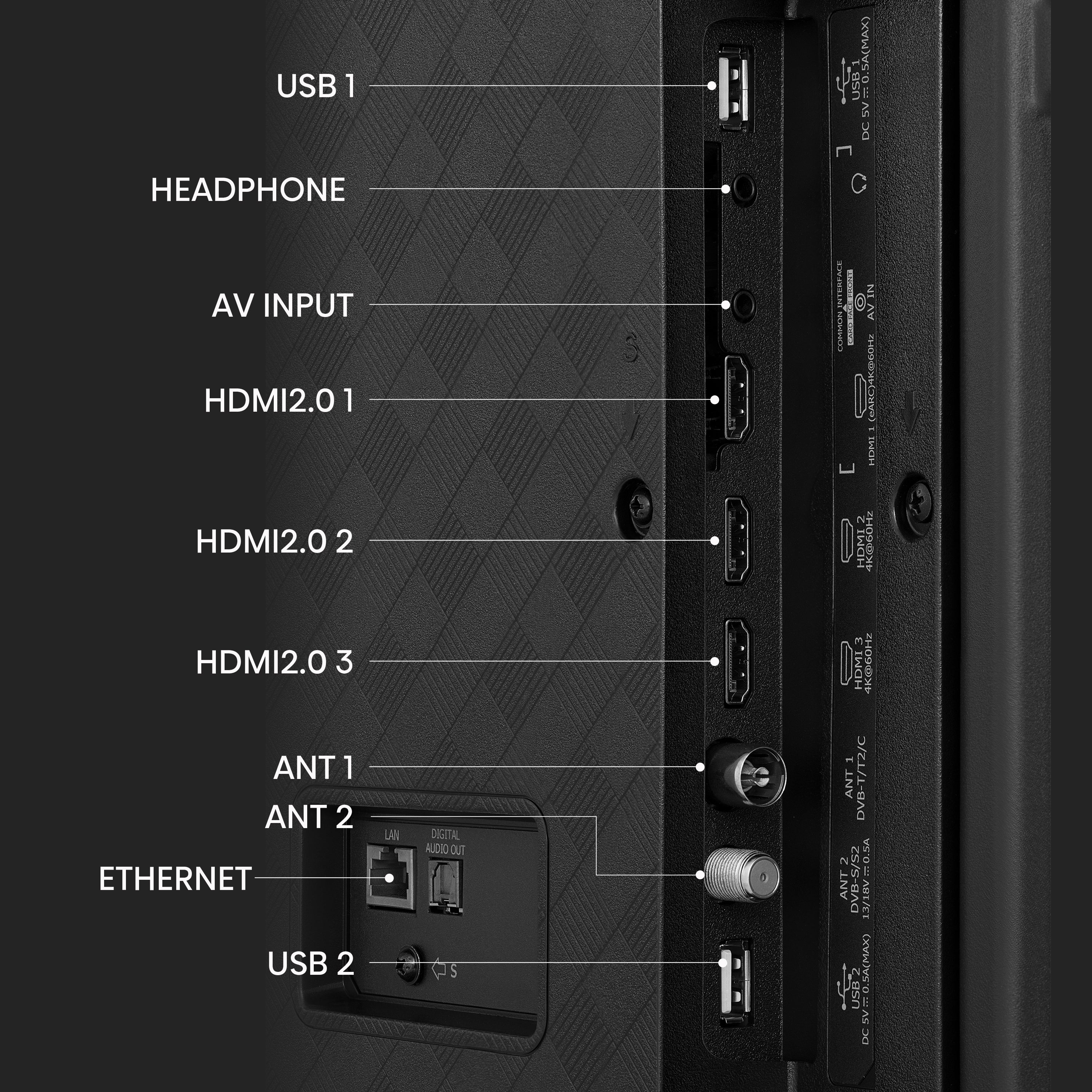  ater   55A6K www.electricalstuff.se ElectricalStuff.se   Hisense 55A6K TV-apparat 139,7 cm (55") 4K Ultra HD Smart-TV Wi-Fi 