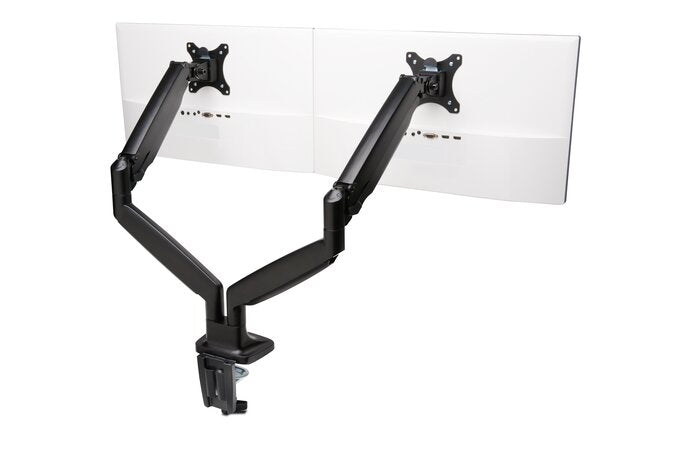  085896596011|085896596011 Fästen och Ställ till Bildskärmar   SmartFit® engrepps monitorarmar – Svart dubbel www.electricals
