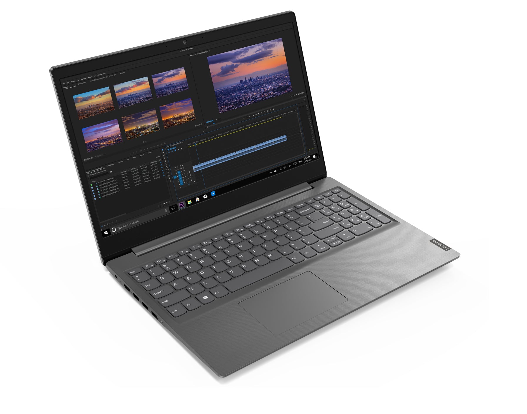  SDRAM 1 TB HDD Wi-Fi 5 (802.11ac) Windows 10 Home Grå Lenovo 82C70081GE 0195235198094|195235198094 Bärbara Datorer V  V15 ww