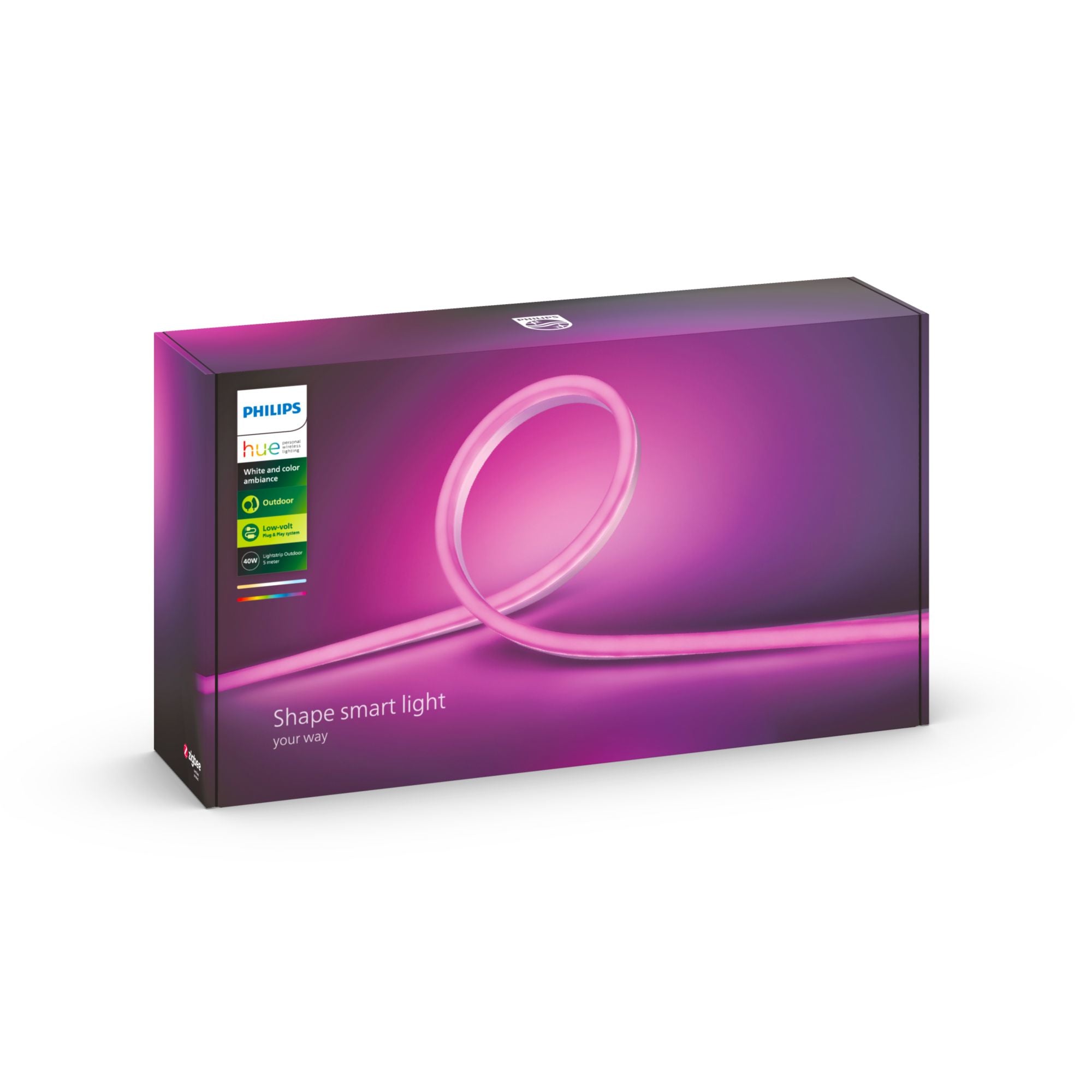  se   Philips Hue White och Color Ambiance Lightstrip Outdoor 5 meter Philips by Signify 8718699709853 8718699709853 Smart Be