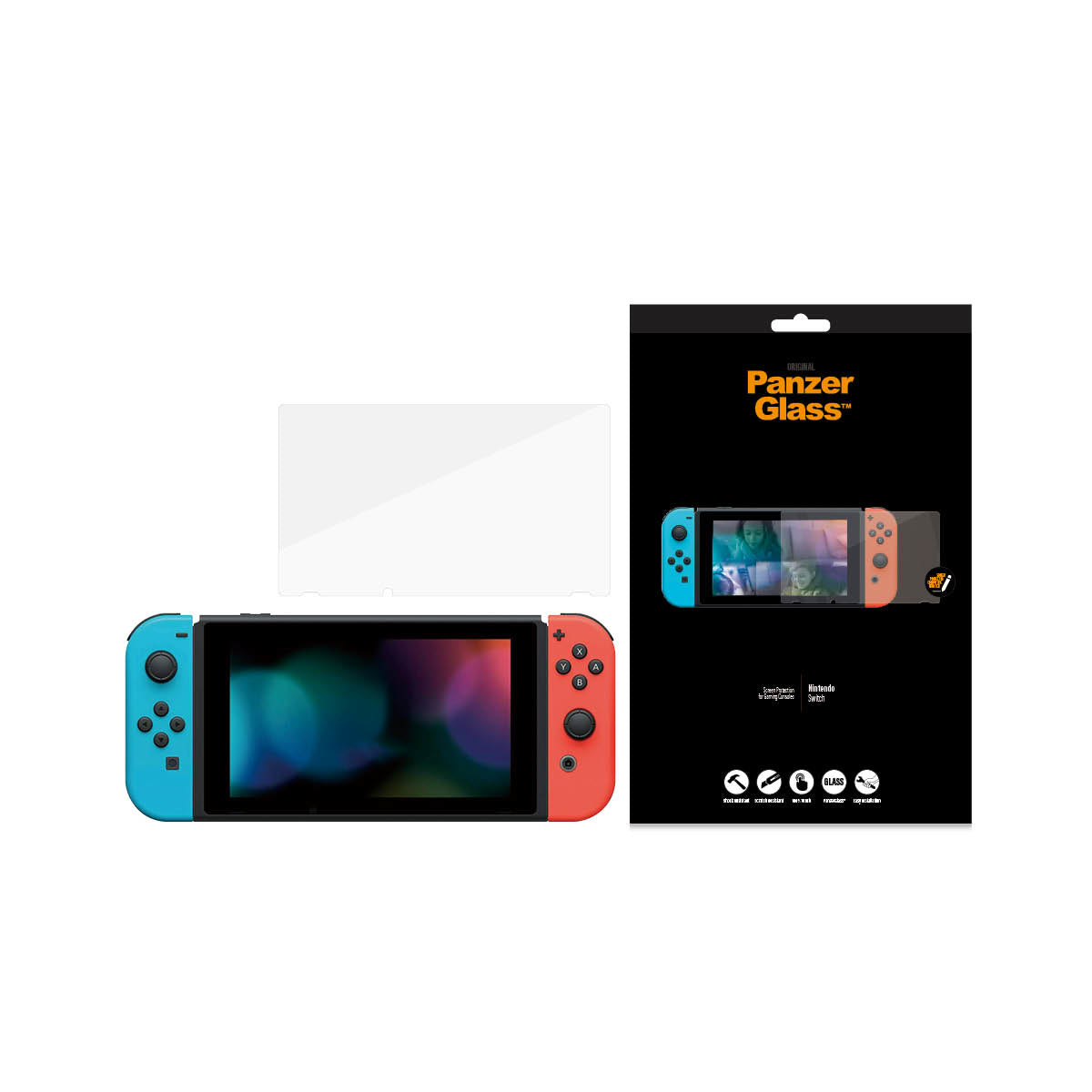  f.se   PanzerGlass 6751 skärmskydd för surfplatta Genomskinligt skärmskydd Nintendo 1 styck PanzerGlass 6751 5711724067518 S