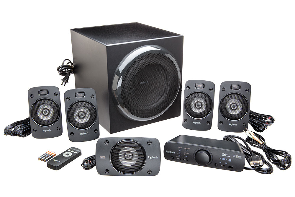  lstuff.se ElectricalStuff.se   Logitech Z906 mikrofonset 500 W Universal Svart 5.1 kanaler 67 W Logitech 980-000468 50540639