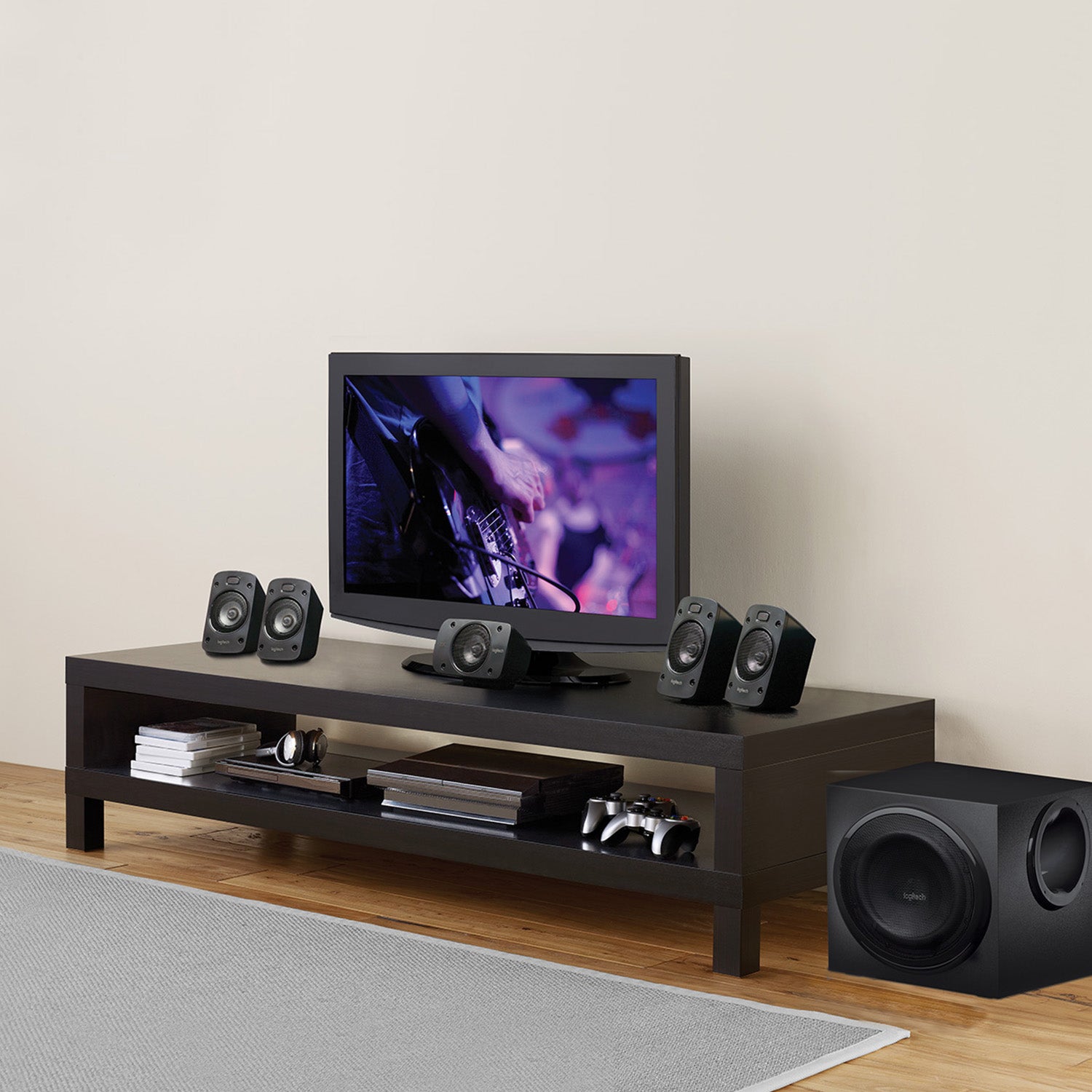  tuff.se ElectricalStuff.se   Logitech Z906 mikrofonset 500 W Universal Svart 5.1 kanaler 67 W Logitech 980-000468 5054063989