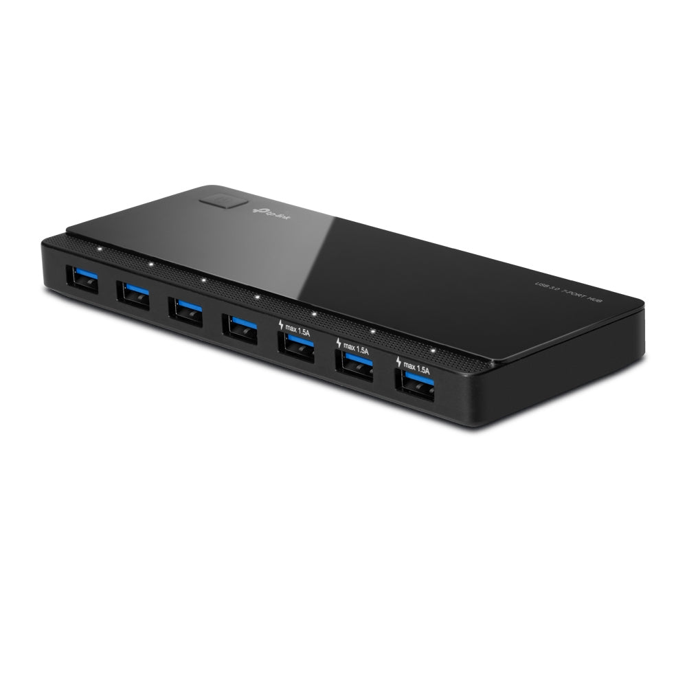  www.electricalstuff.se ElectricalStuff.se   TP-Link UH700 gränssnittshubbar USB 3.2 Gen 1 (3.1 Gen 1) Micro-B 5000 Mbit/s Sv