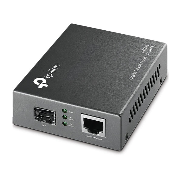  www.electricalstuff.se ElectricalStuff.se   TP-Link MC220L mediakonverterare för nätverk 1000 Mbit/s Flerläge, Enkelläge Sva