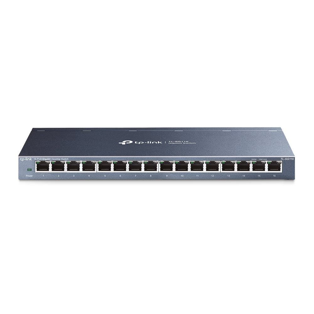  www.electricalstuff.se ElectricalStuff.se   TP-Link TL-SG116 nätverksswitchar Ohanterad Gigabit Ethernet (10/100/1000) Svart