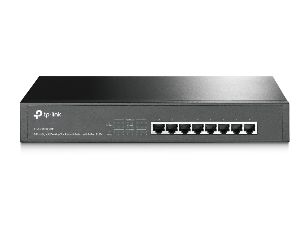  www.electricalstuff.se ElectricalStuff.se   TP-Link TL-SG1008MP nätverksswitchar Ohanterad Gigabit Ethernet (10/100/1000) St