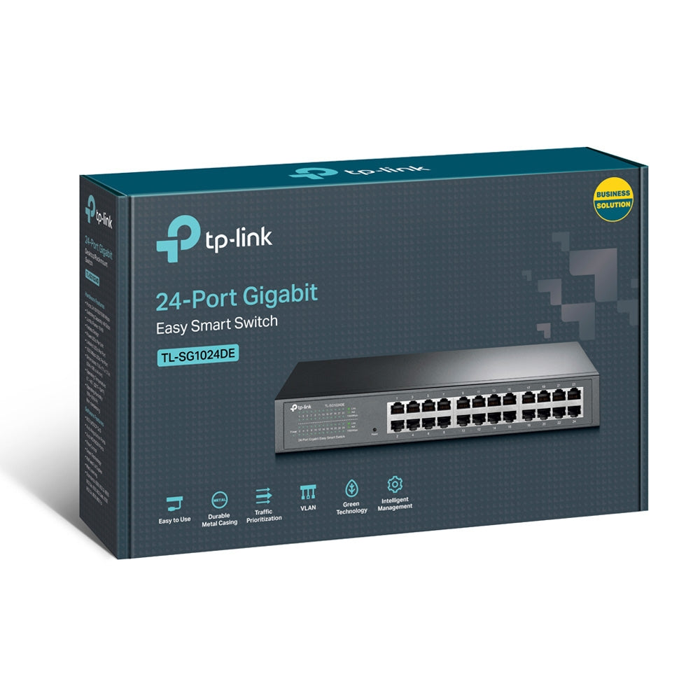  ctricalstuff.se ElectricalStuff.se   TP-Link TL-SG1024DE nätverksswitchar hanterad L2 Gigabit Ethernet (10/100/1000) Svart T
