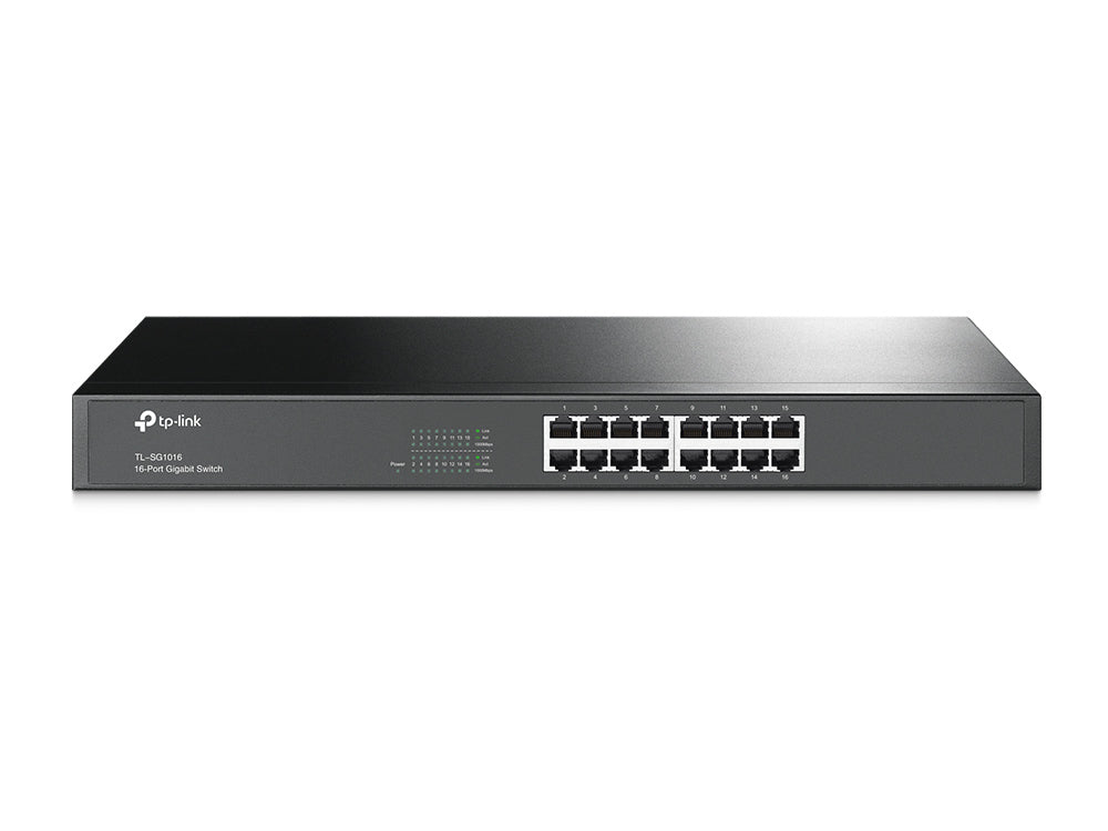 www.electricalstuff.se ElectricalStuff.se   TP-Link TL-SG1016 nätverksswitchar Ohanterad Gigabit Ethernet (10/100/1000) 1U S