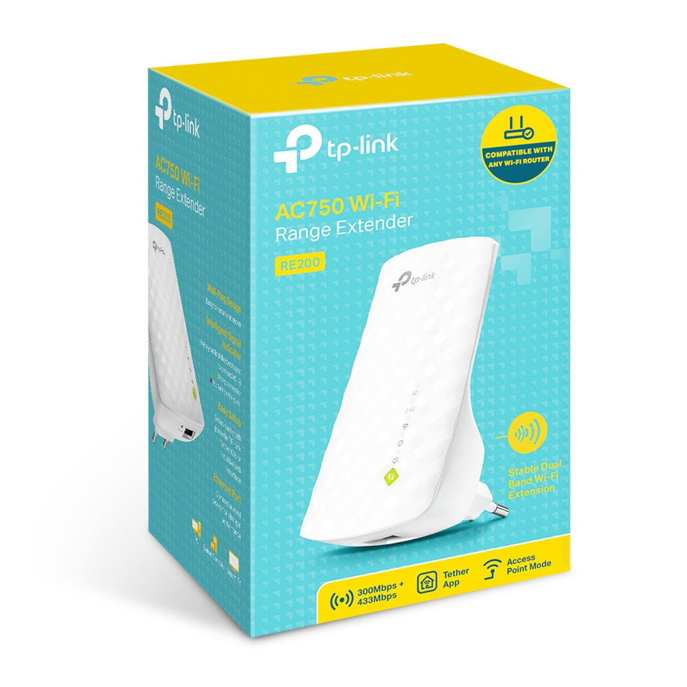  ctricalstuff.se ElectricalStuff.se   TP-Link RE200 nätverksförlängare Nätverksrepeater Vit 10, 100 Mbit/s TP-Link RE200 6935