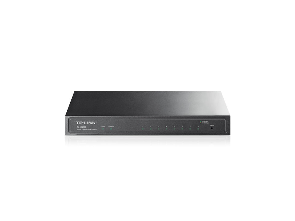  www.electricalstuff.se ElectricalStuff.se   TP-Link JetStream TL-SG2008 nätverksswitchar hanterad L2/L2+ Gigabit Ethernet (1