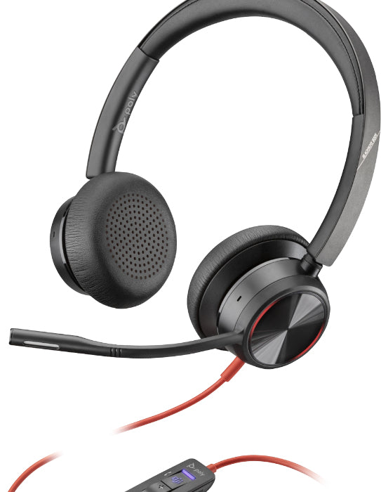   POLY Blackwire 8225 Headset Kabel Huvudband Kontor/callcenter USB Type-A Svart POLY 214408-01 0017229168497|017229168497 Hö