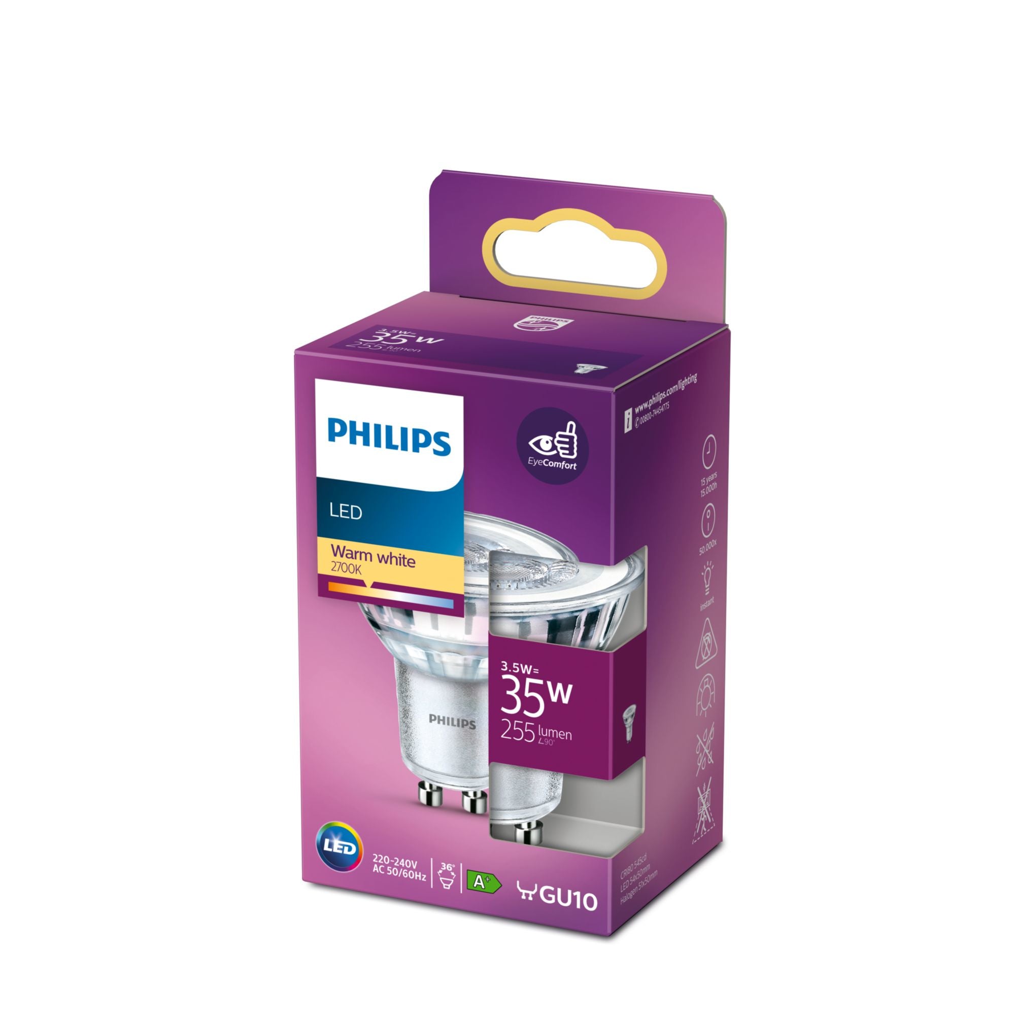 www.electricalstuff.se ElectricalStuff.se   Philips Spot 35 W PAR16 GU10 Philips by Signify 8718699774158 8718699774158 LED-