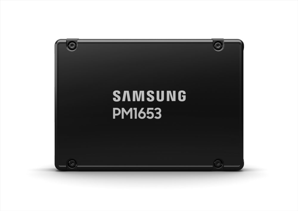   SSD-Hårddisk   PM1653 www.electricalstuff.se ElectricalStuff.se   Samsung PM1653 3,84 TB 2.5" SAS V-NAND Samsung MZILG3T8HC