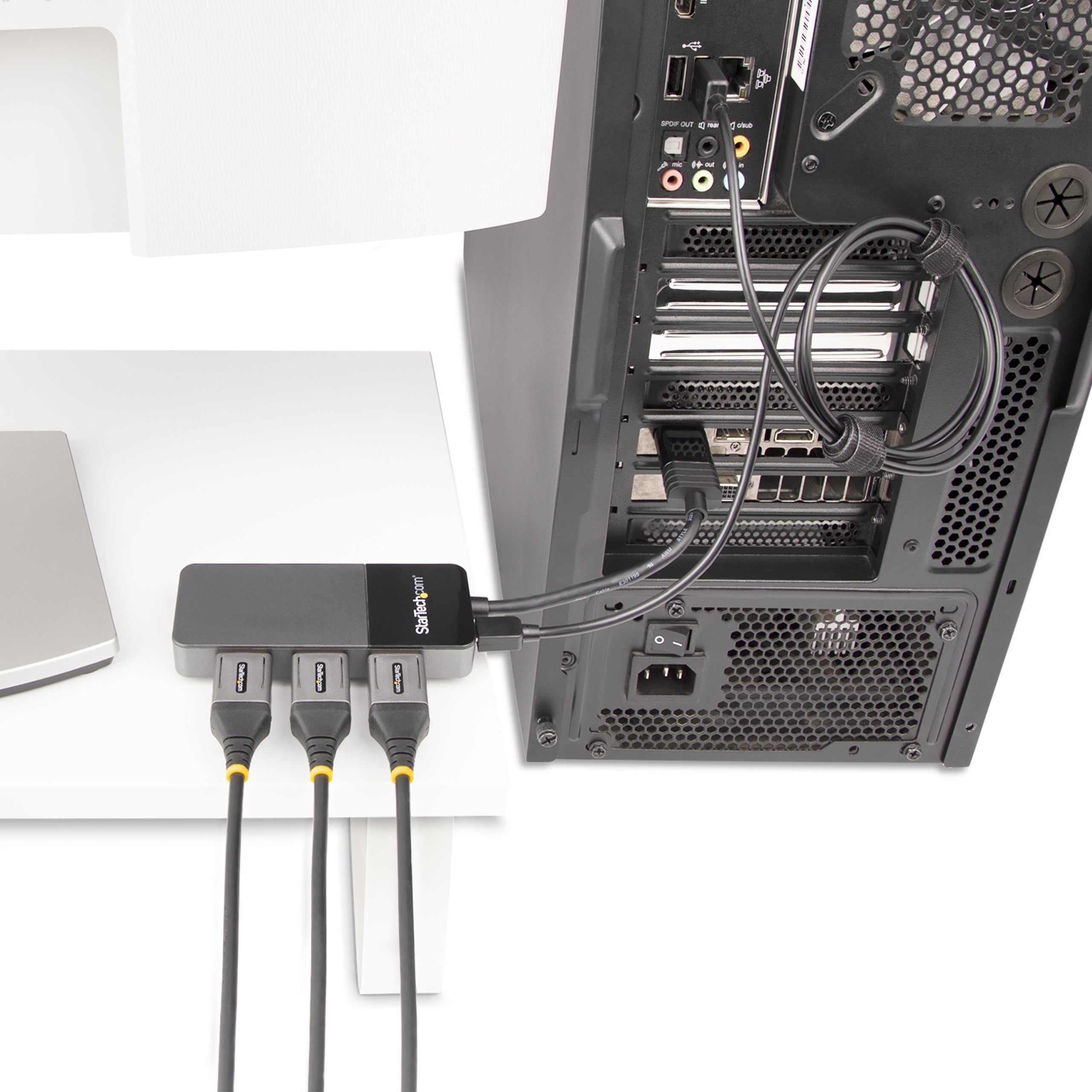  se ElectricalStuff.se   StarTech.com 3-ports DisplayPort 1.4-splitter, DisplayPort till 3x DP-adapter för flera bildskärmar,