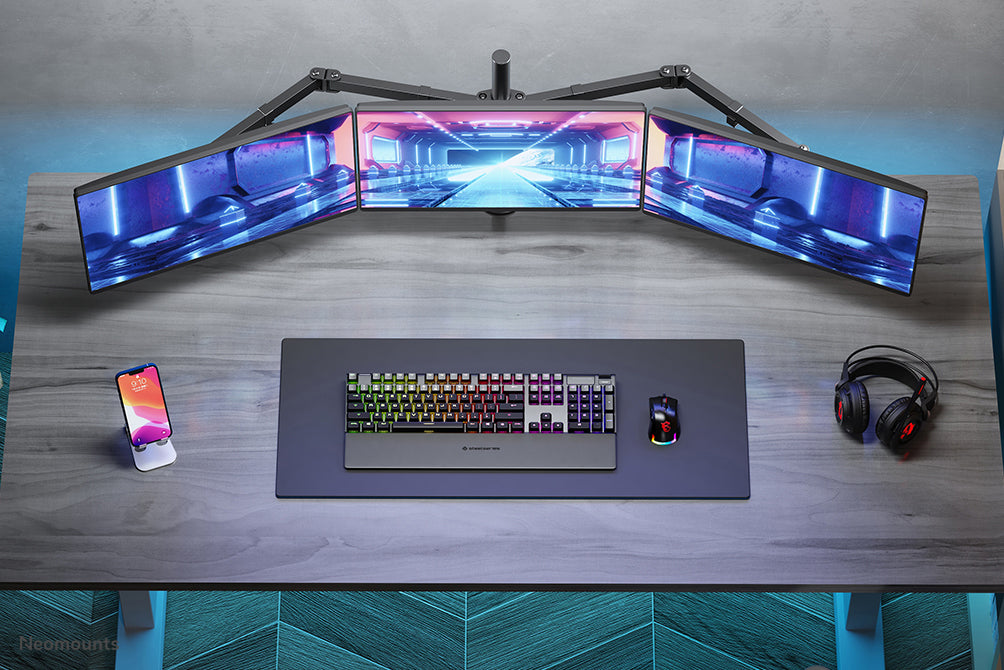  cm (27") Bord Svart Neomounts FPMA-D550D3BLACK 8717371446406 Fästen och Ställ till Bildskärmar   FPMA-D550D3BLACK www.electr