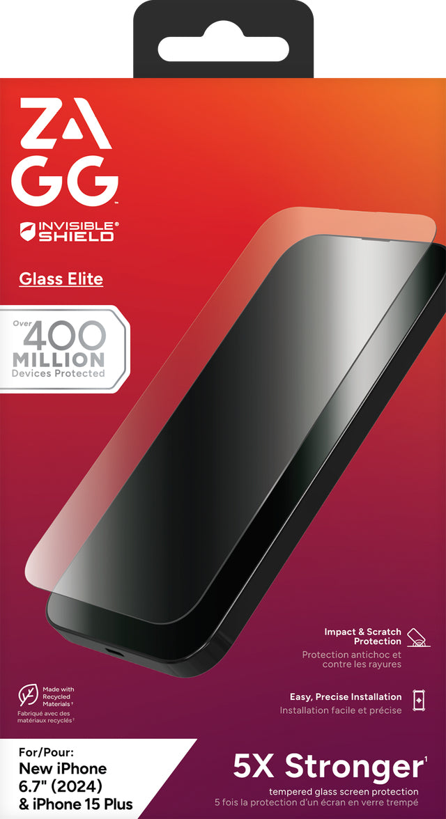  leShield Glass Elite Apple iPhone 16 Plus/15 Plus Screen www.electricalstuff.se ElectricalStuff.se   InvisibleShield Glass E