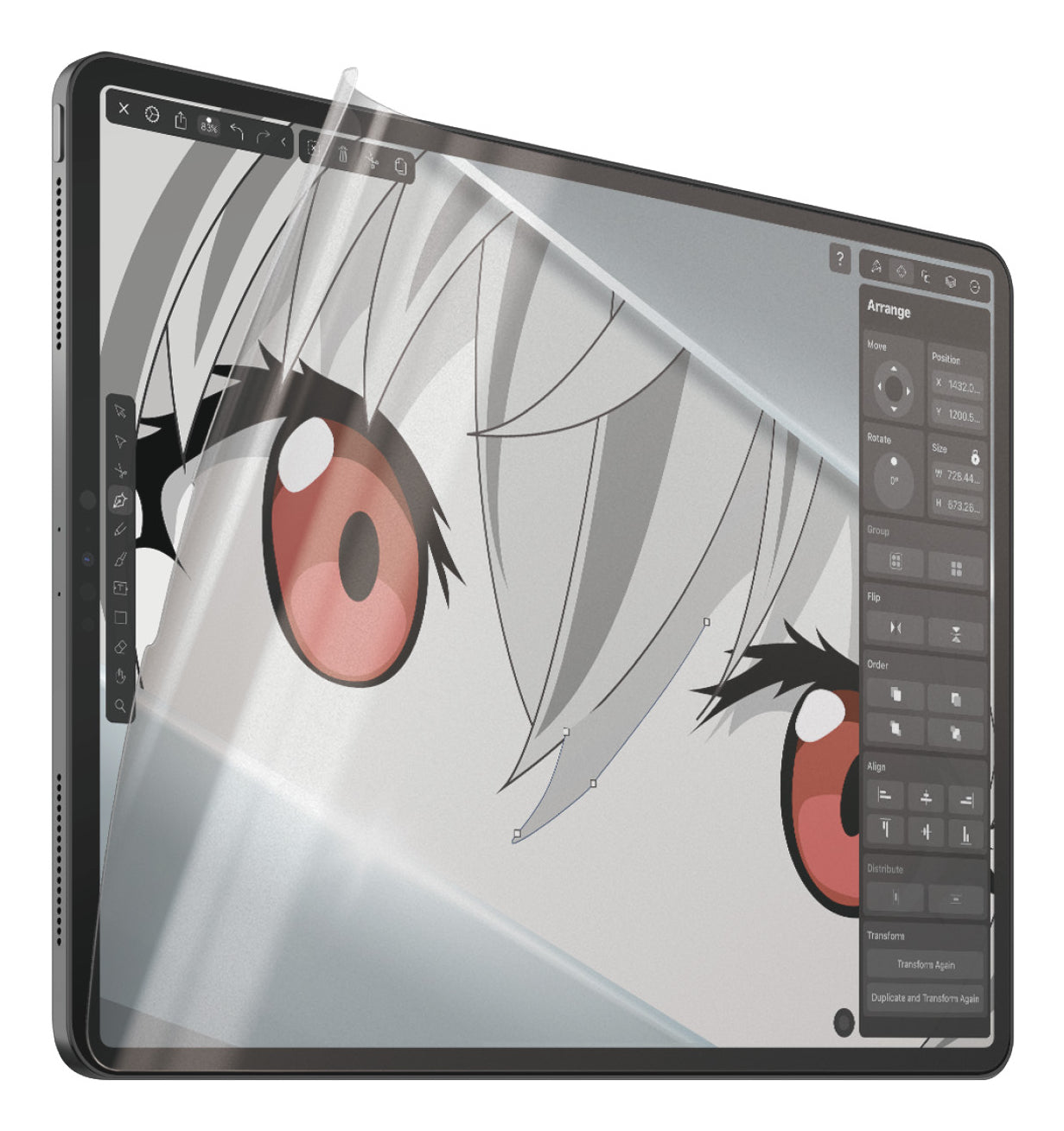  www.electricalstuff.se ElectricalStuff.se   PanzerGlass 2846 skärmskydd för surfplatta Papperslikt skärmskydd Apple 1 styck 