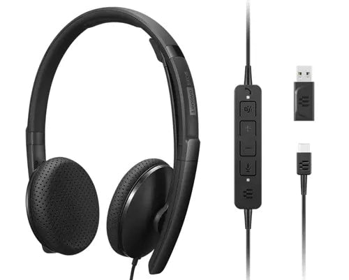  www.electricalstuff.se ElectricalStuff.se   Lenovo 4XD1M45626 hörlur och headset Kabel Huvudband USB Type-C Svart Lenovo 4XD