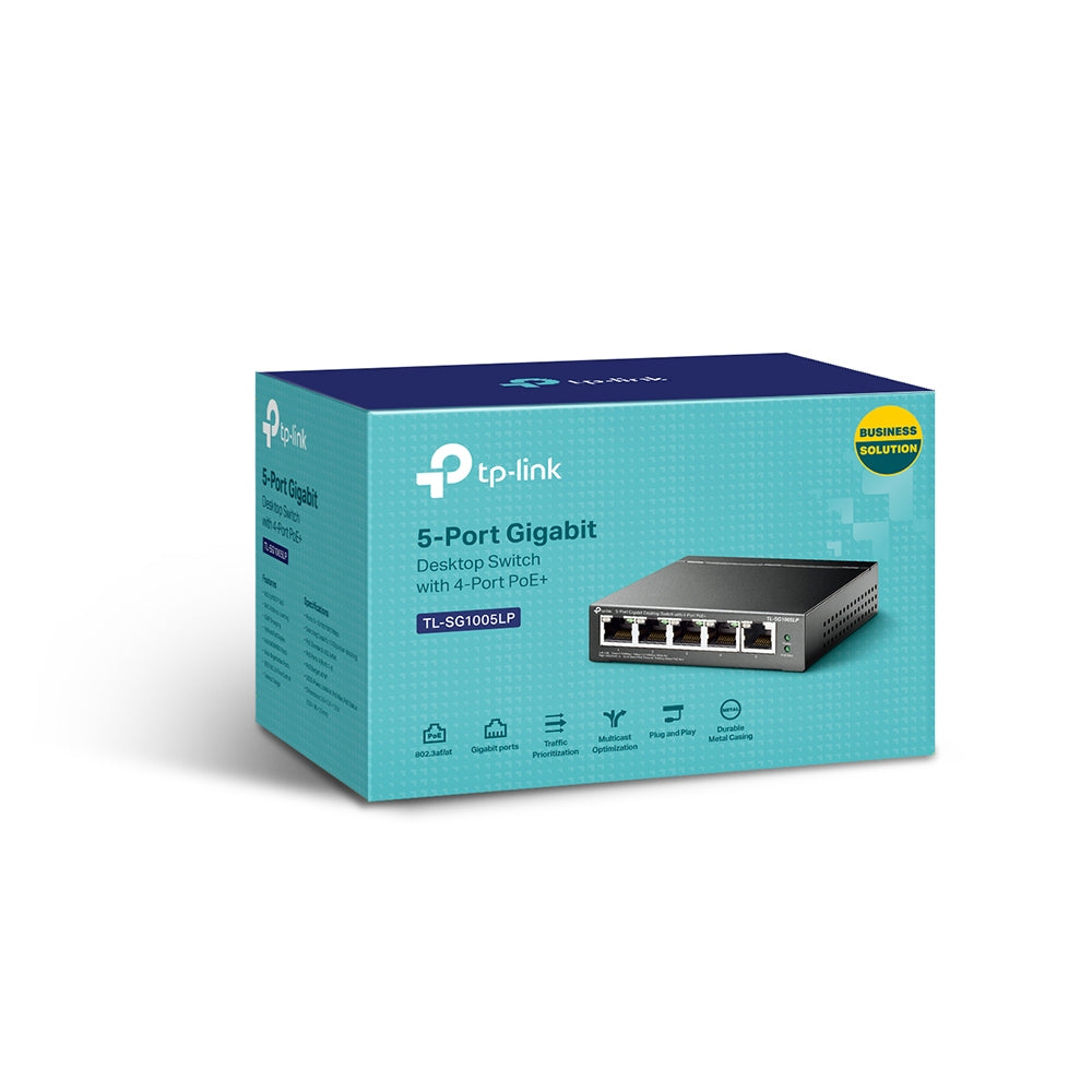  www.electricalstuff.se ElectricalStuff.se   TP-Link TL-SG1005LP nätverksswitchar Ohanterad Gigabit Ethernet (10/100/1000) S