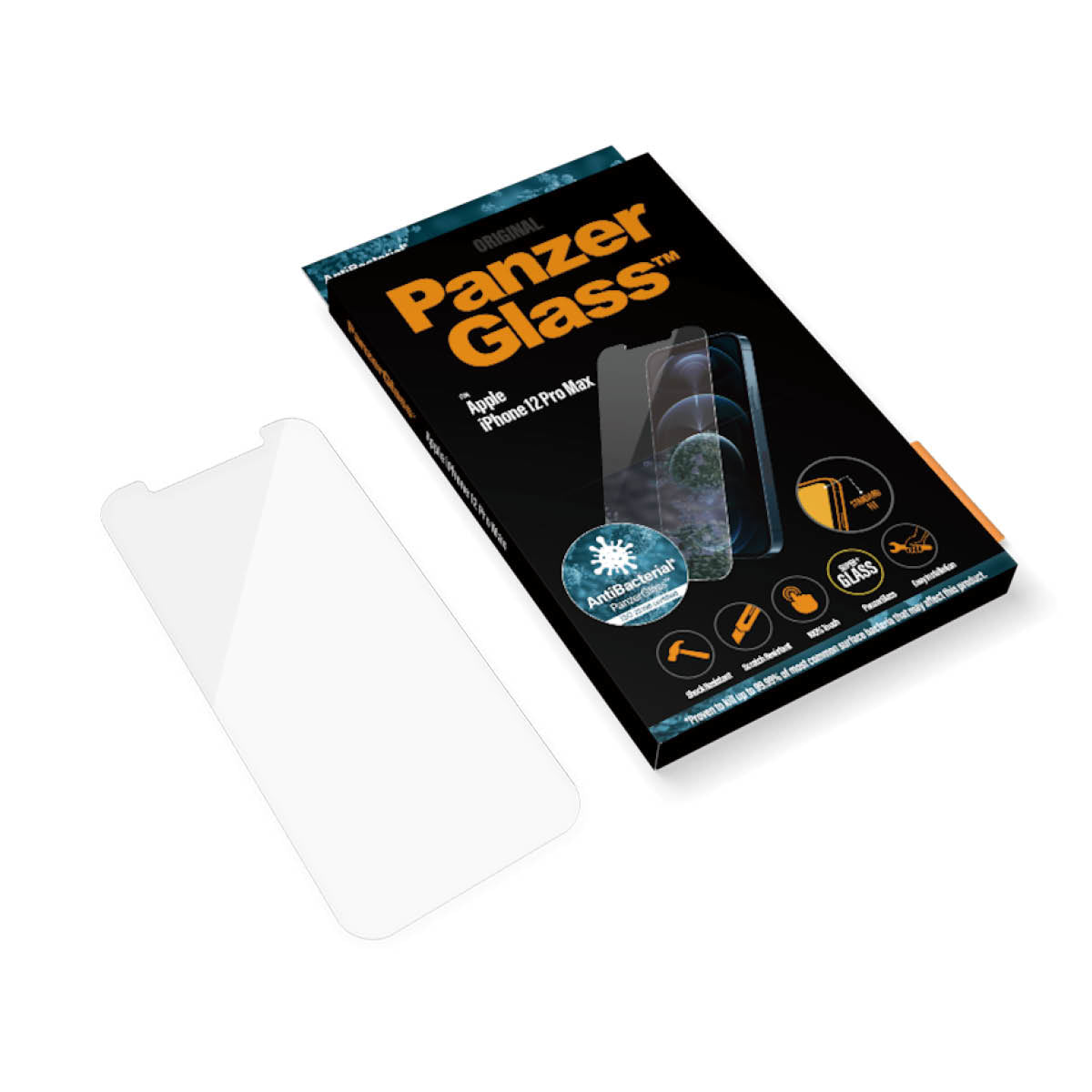   PanzerGlass 2709 skärm- och baksidesskydd till mobiltelefon Genomskinligt skärmskydd Apple 1 styck PanzerGlass 2709 5711724
