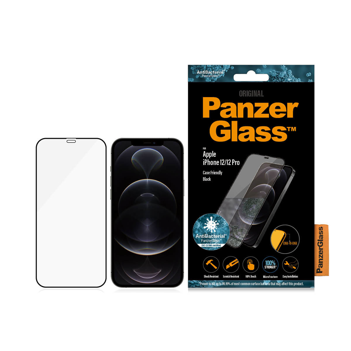  e ElectricalStuff.se   PanzerGlass 2711 skärm- och baksidesskydd till mobiltelefon Genomskinligt skärmskydd Apple 1 styck Pa