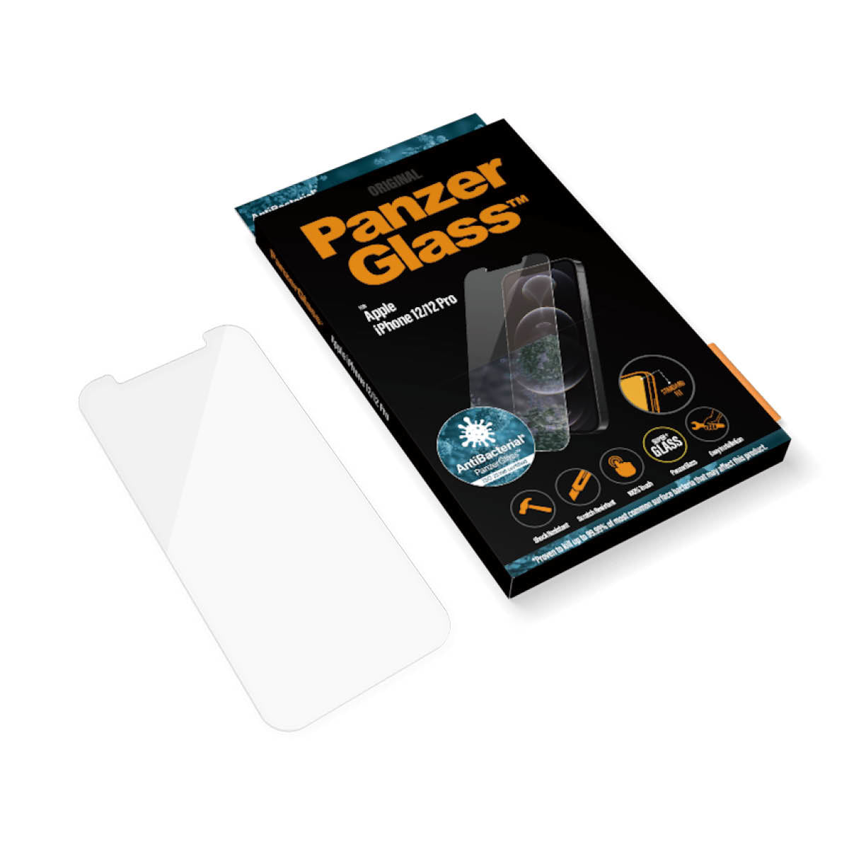   PanzerGlass 2708 skärm- och baksidesskydd till mobiltelefon Genomskinligt skärmskydd Apple 1 styck PanzerGlass 2708 5711724