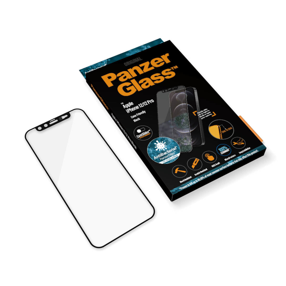   PanzerGlass 2714 skärm- och baksidesskydd till mobiltelefon Genomskinligt skärmskydd Apple 1 styck PanzerGlass 2714 5711724