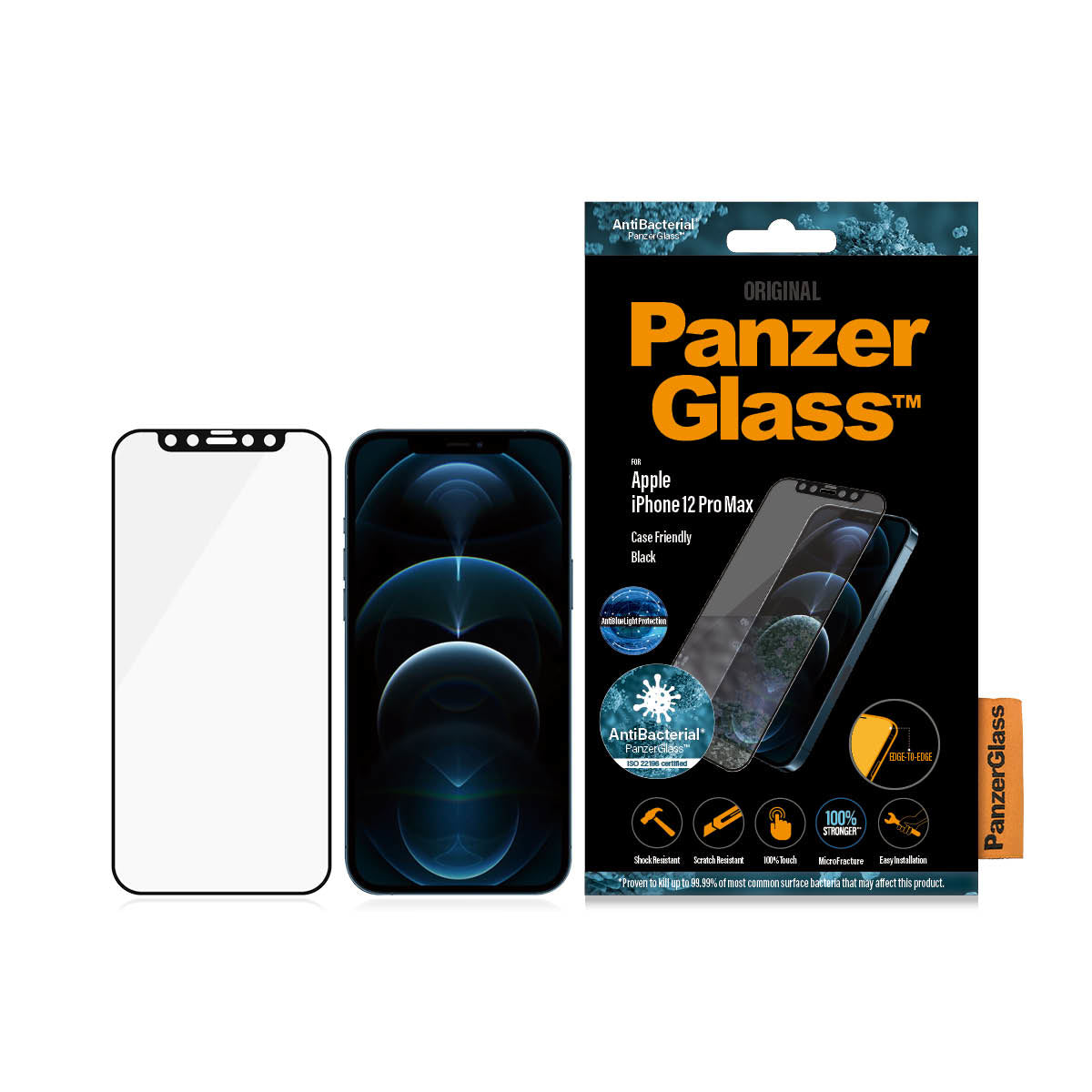  e ElectricalStuff.se   PanzerGlass 2724 skärm- och baksidesskydd till mobiltelefon Genomskinligt skärmskydd Apple 1 styck Pa